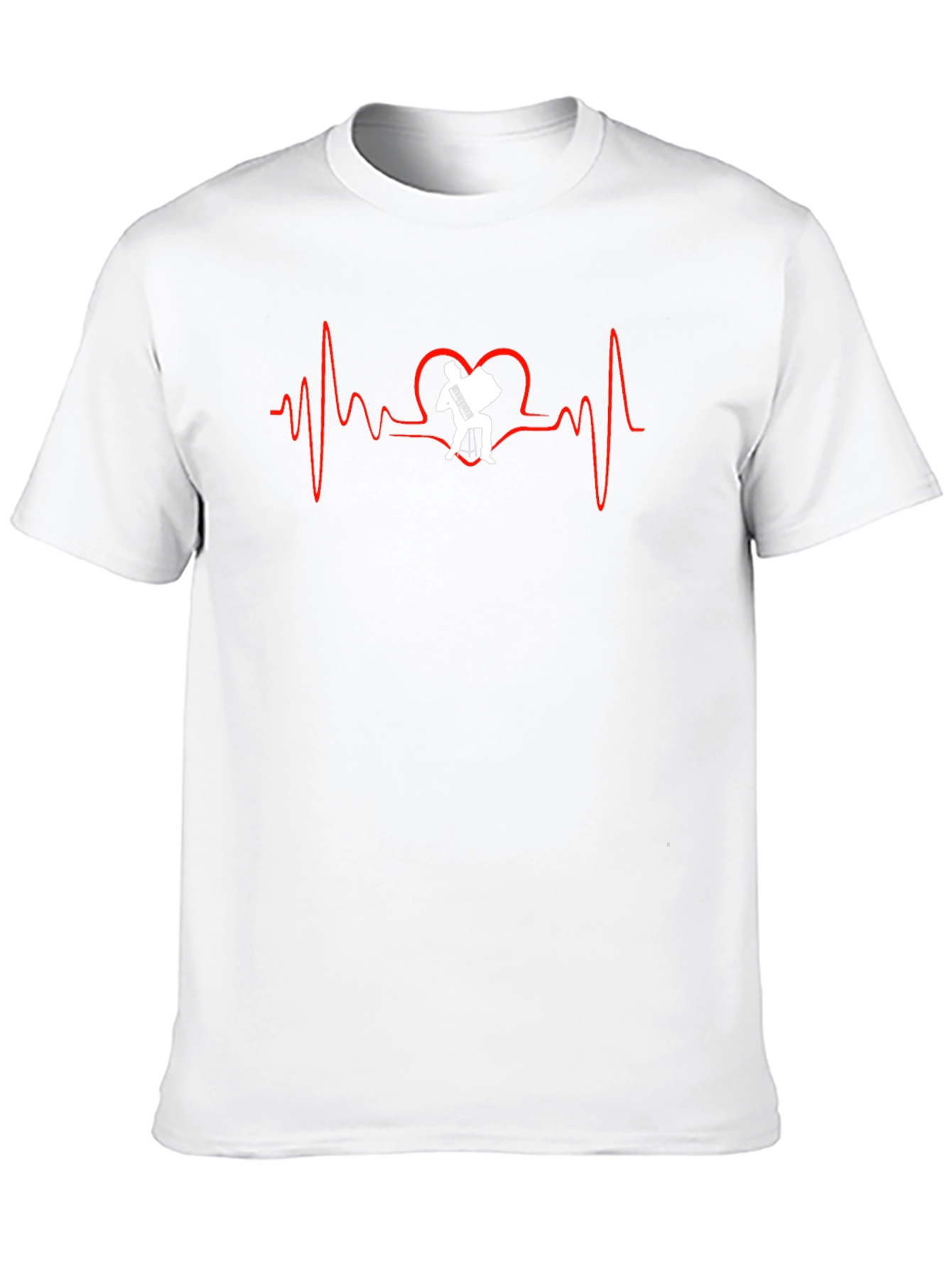 Accordion Heartbeat T-Shirt - Musician Tee