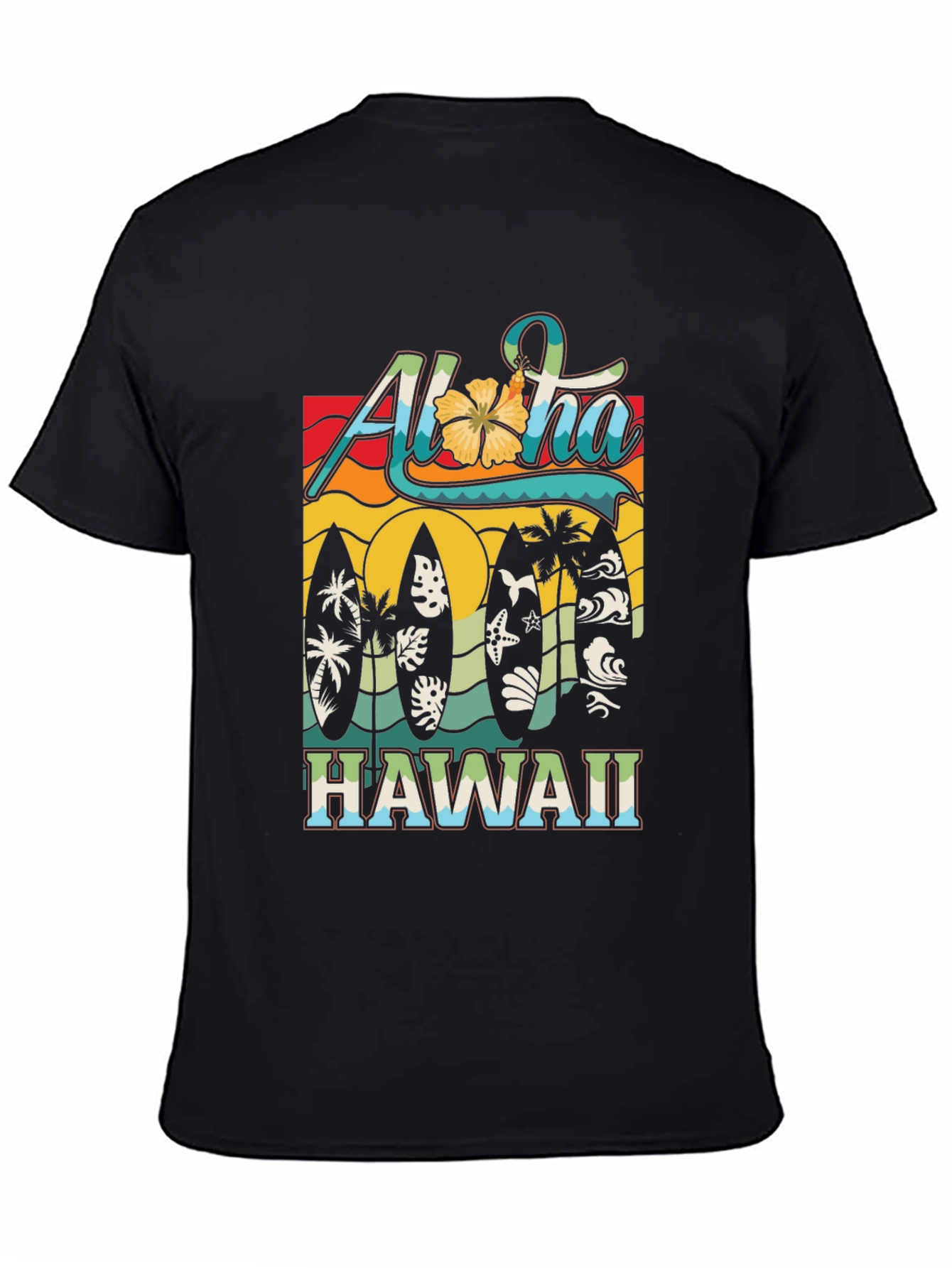 Aloha Hawaii Surfboard Tee