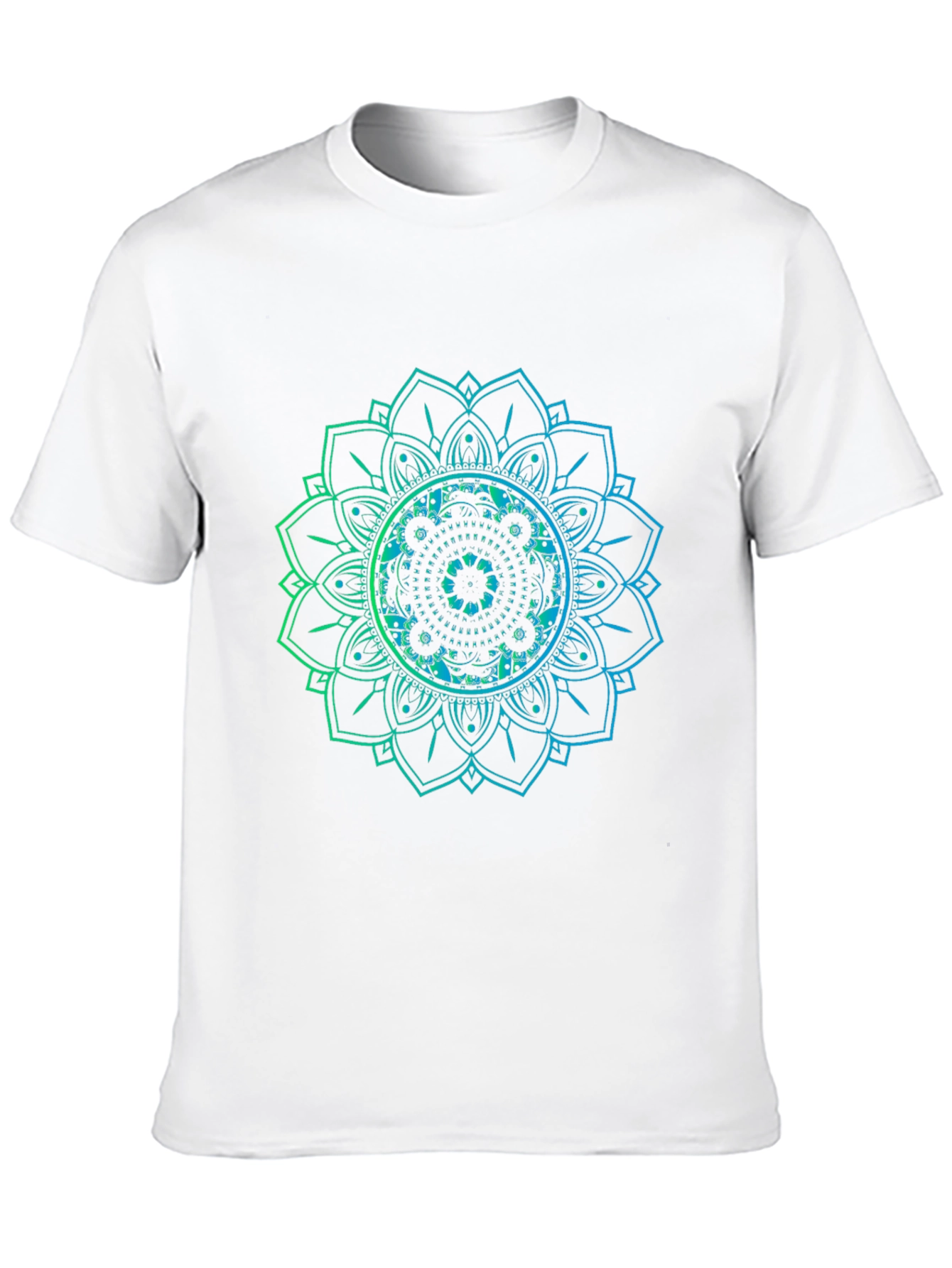 Mandala Graphic Print Black T-Shirt