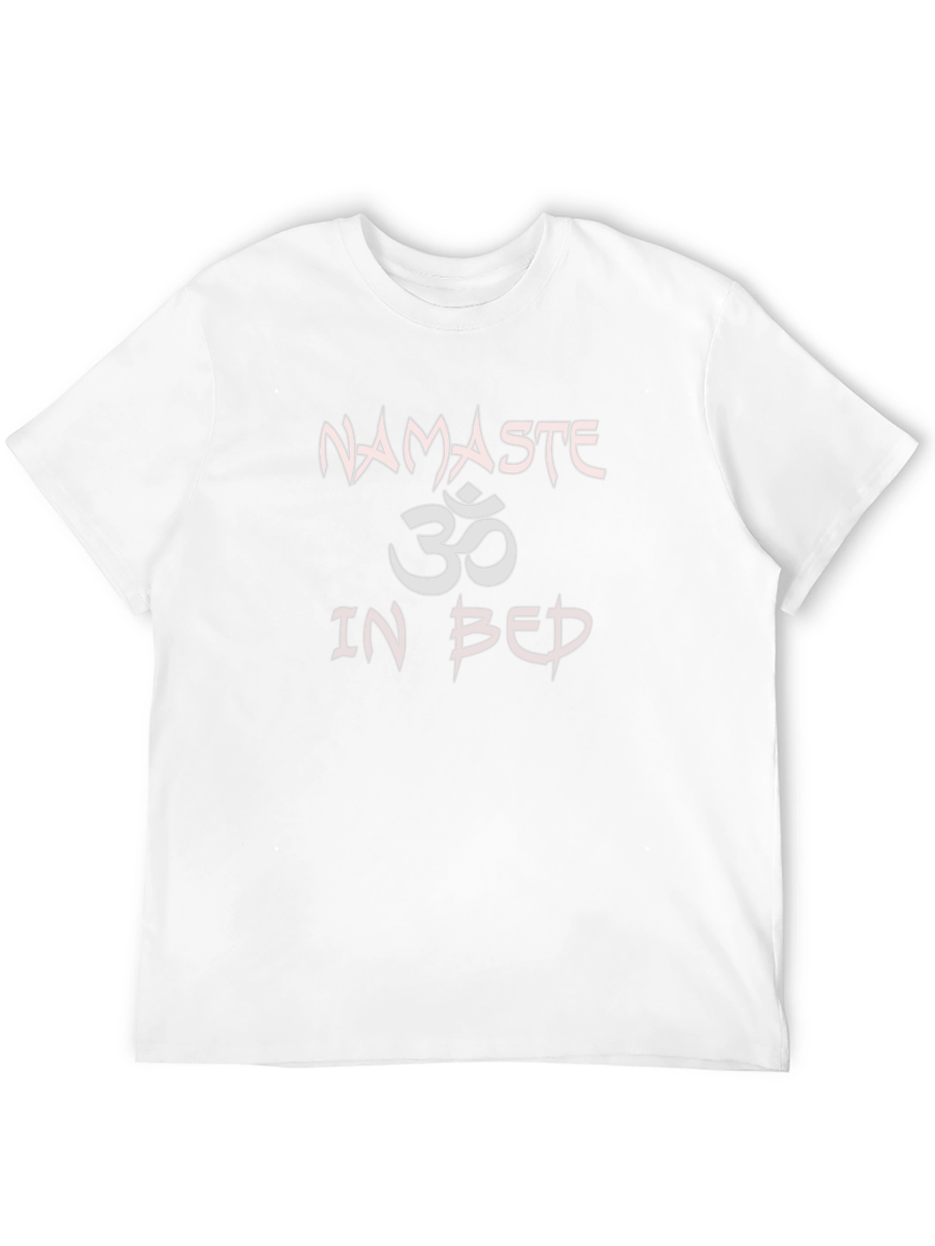 Namaste In Bed Graphic Tee - Black