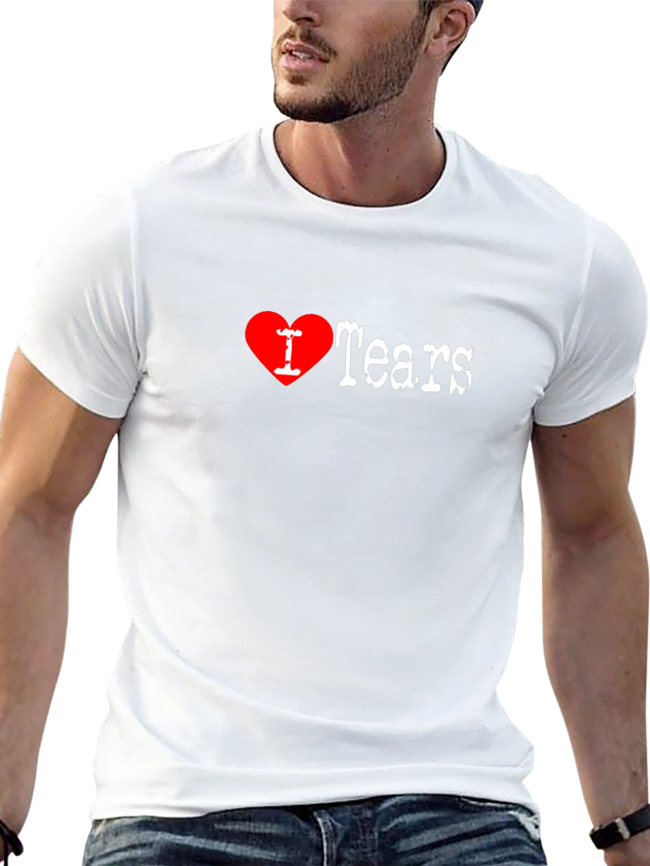 I Heart Tears Graphic Tee - Black