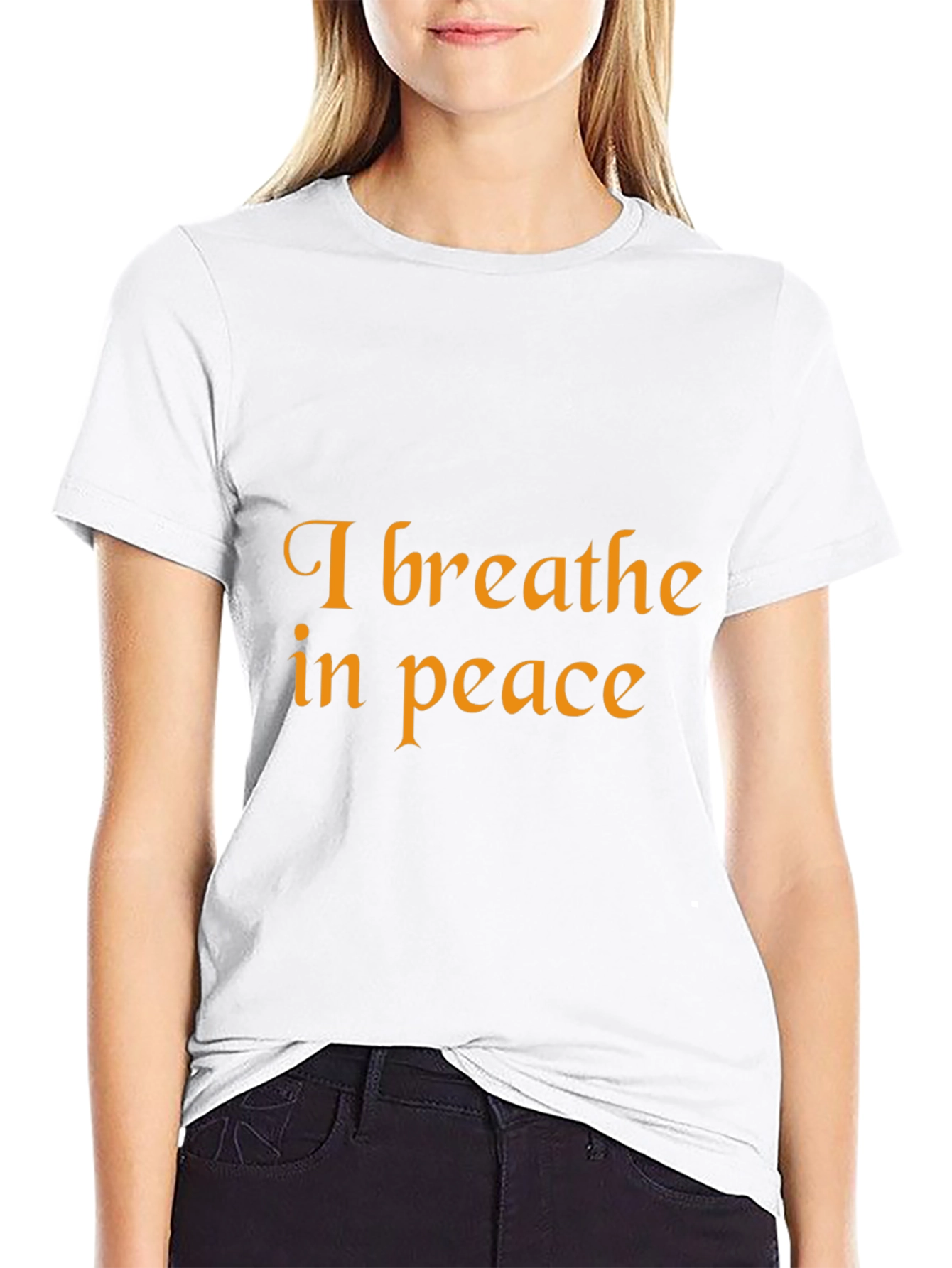 Breathe in Peace Black T-Shirt