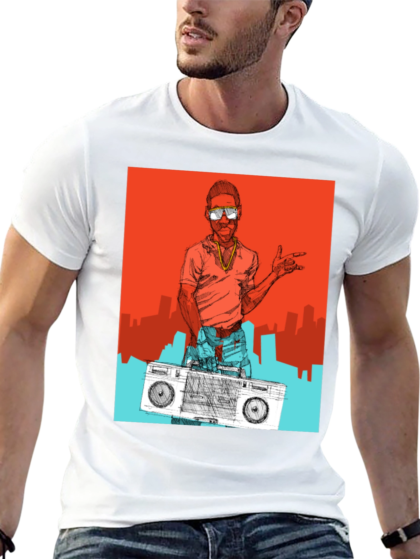 Retro Hip Hop T-Shirt - Cool Graphic Tee