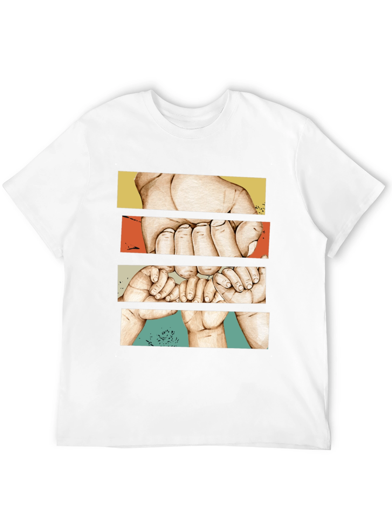 Dad & Baby Finger Hold Graphic Tee