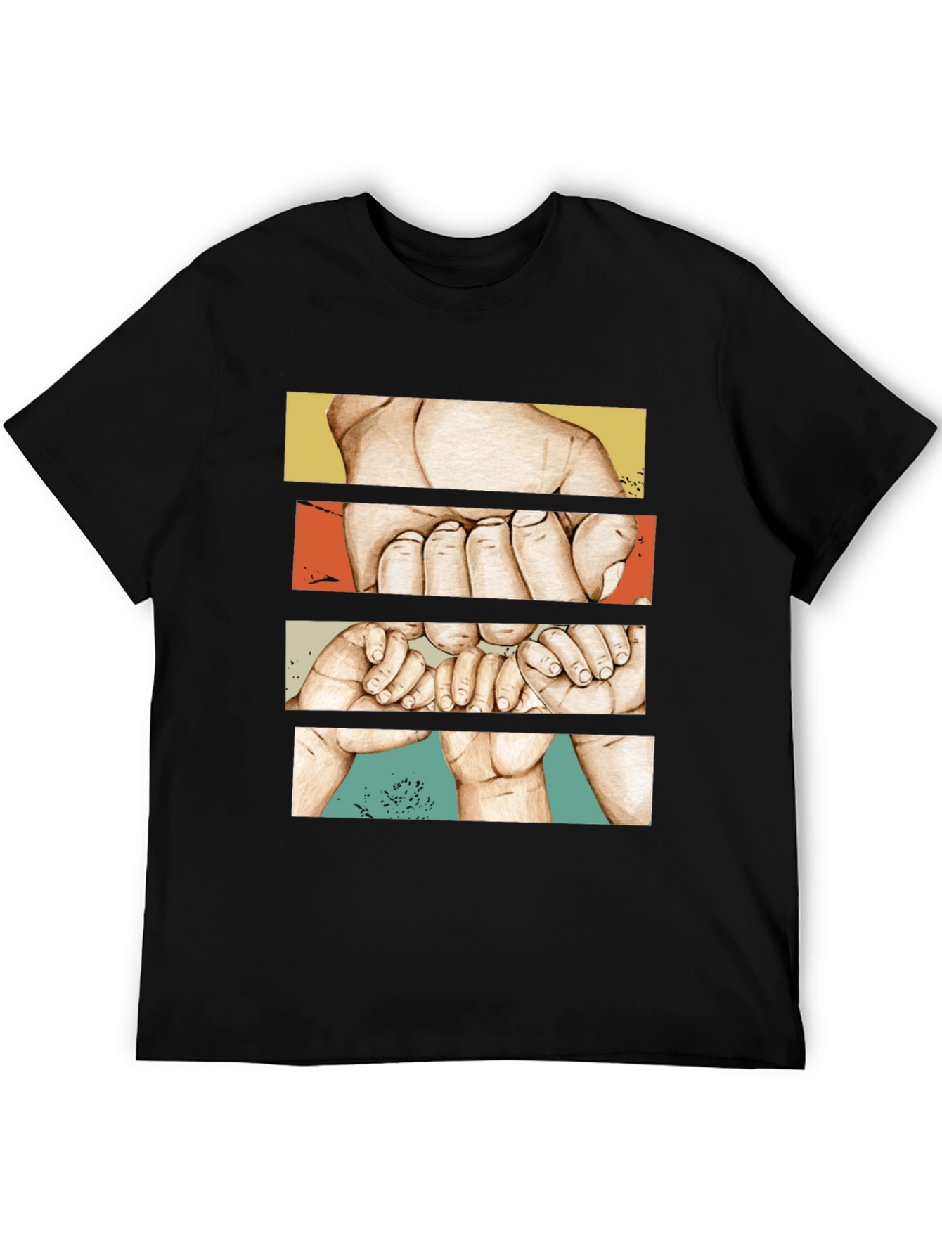 Dad & Baby Finger Hold Graphic Tee