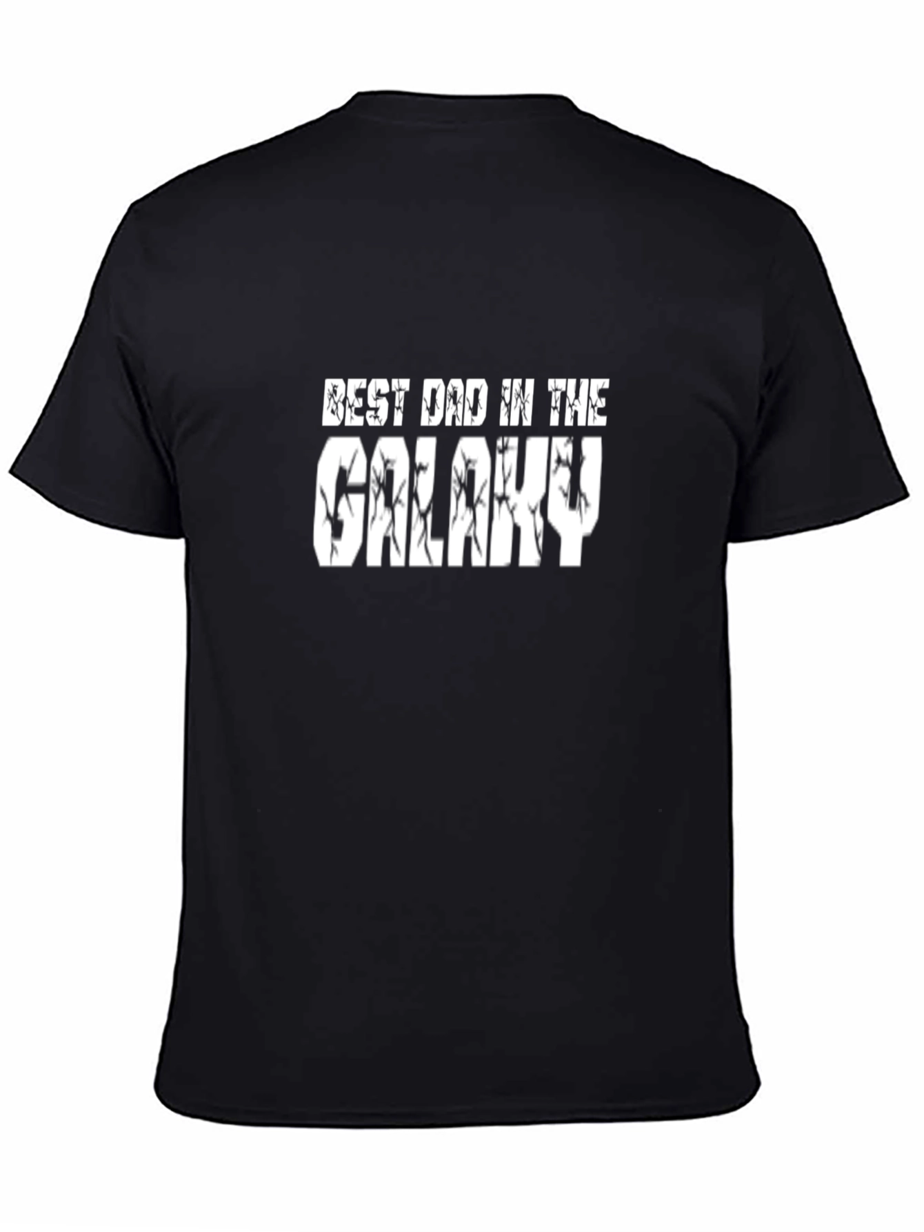 Best Dad in the Galaxy Black T-Shirt