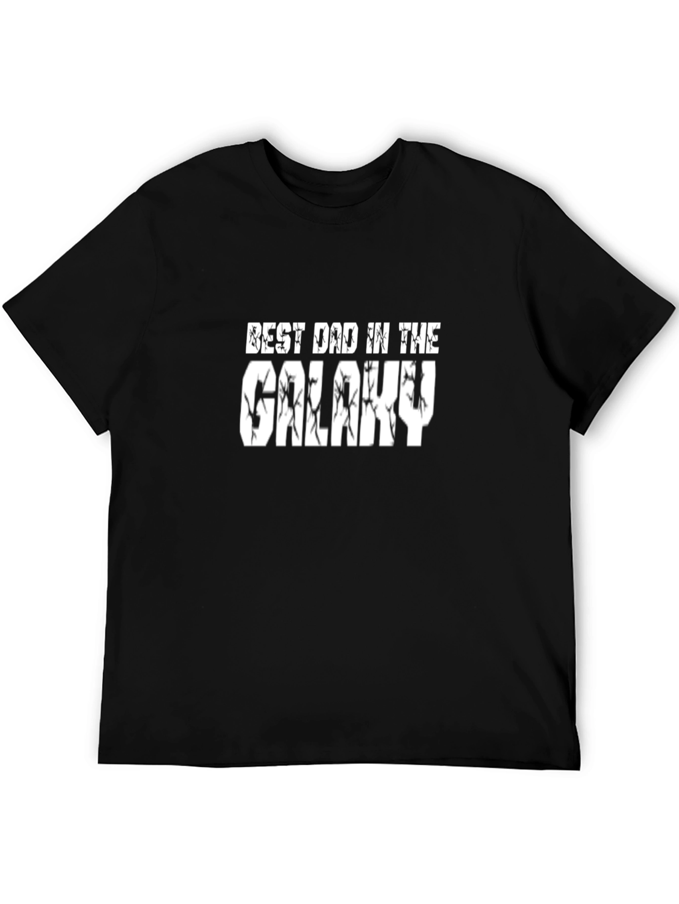 Best Dad in the Galaxy Black T-Shirt