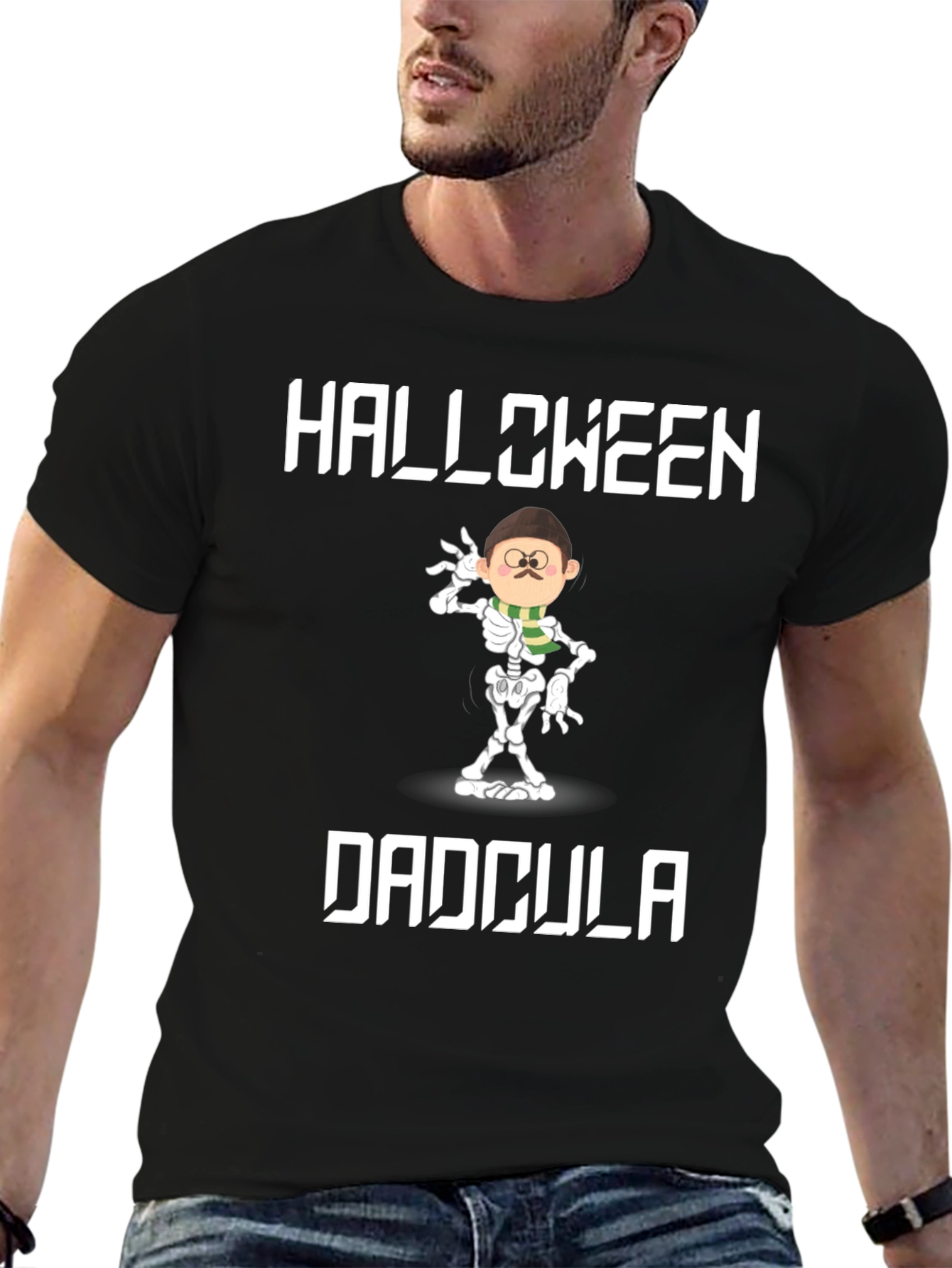 Halloween Dadcula Mens T-Shirt