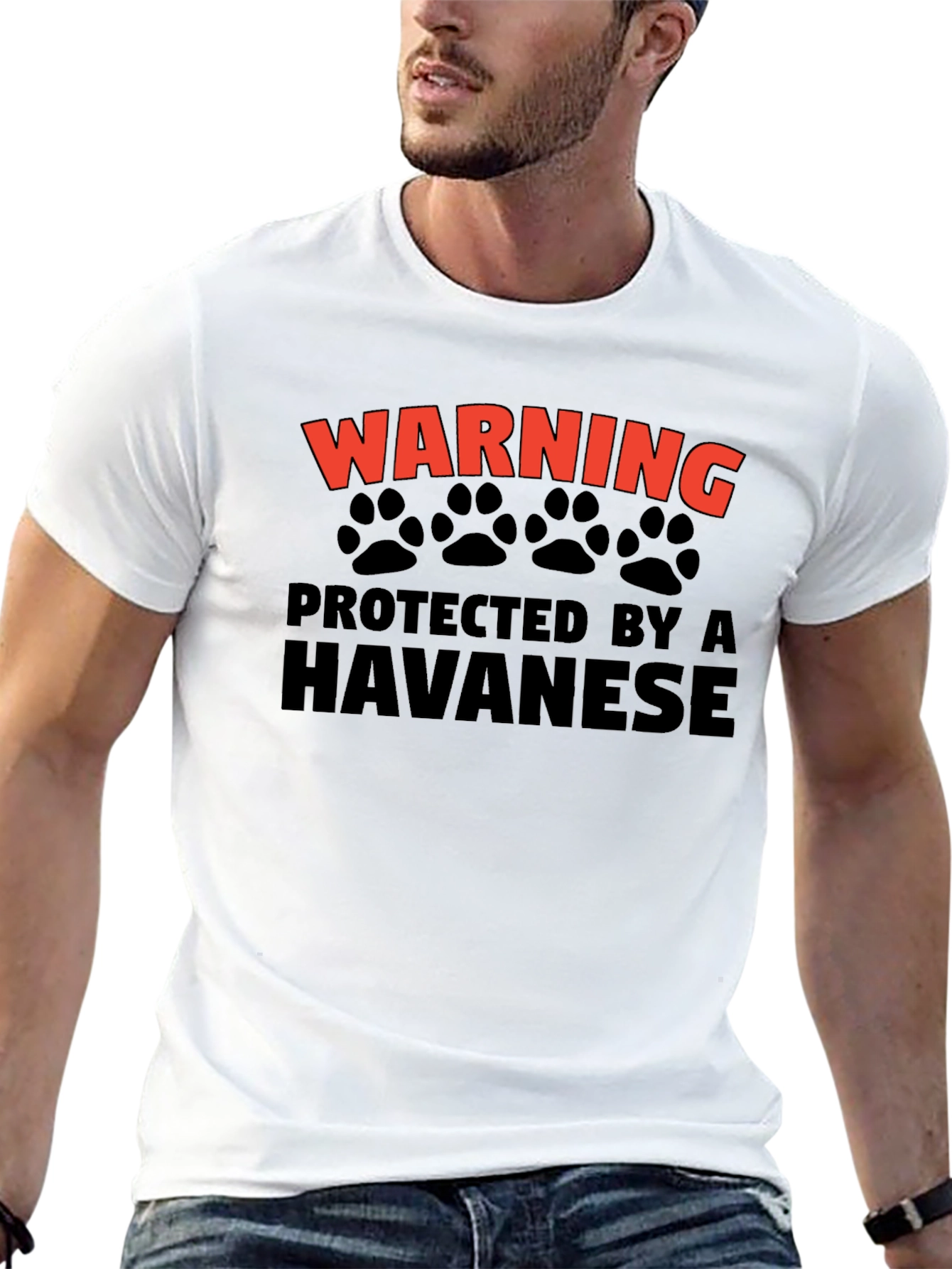 Warning Protected By A Havanese T-Shirt
