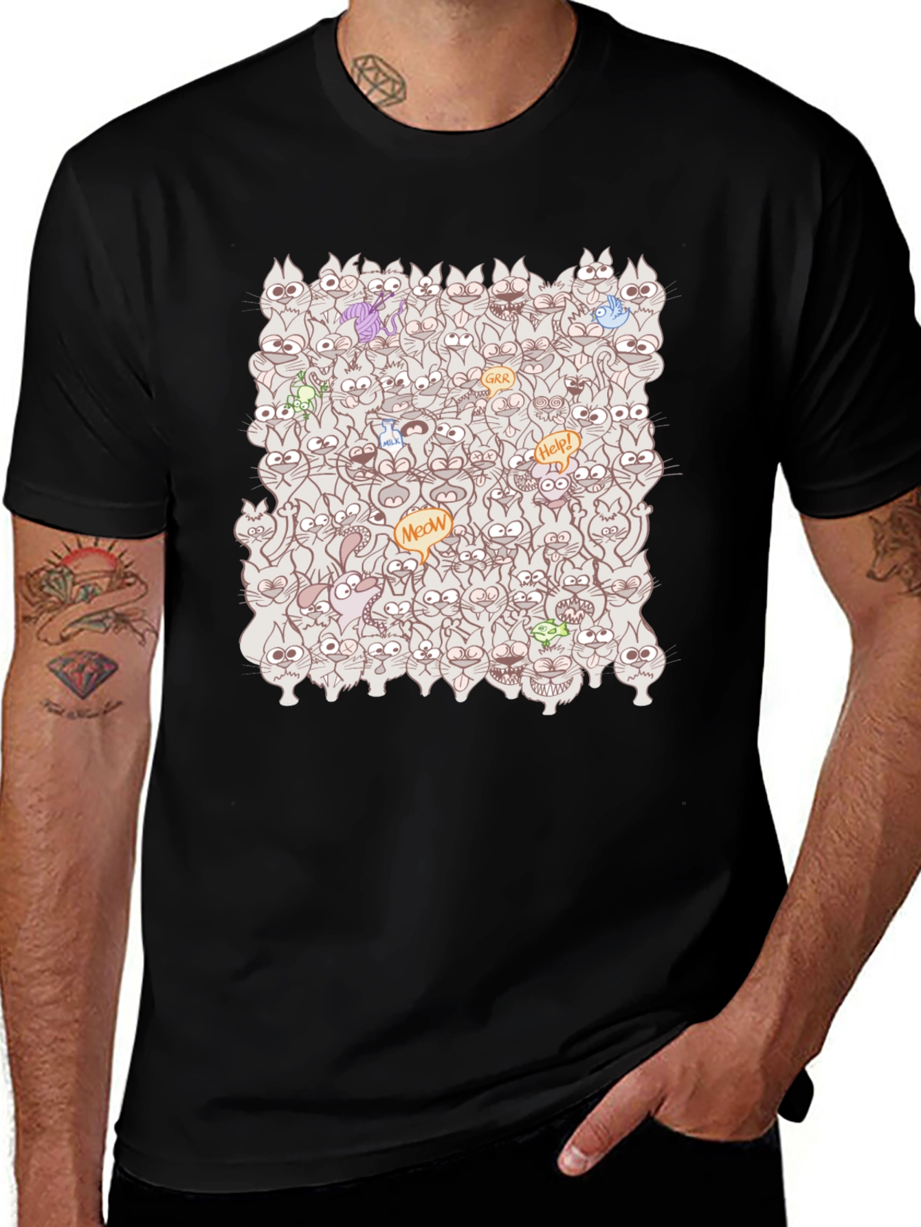 Crazy Cats T-Shirt: Meow Madness!