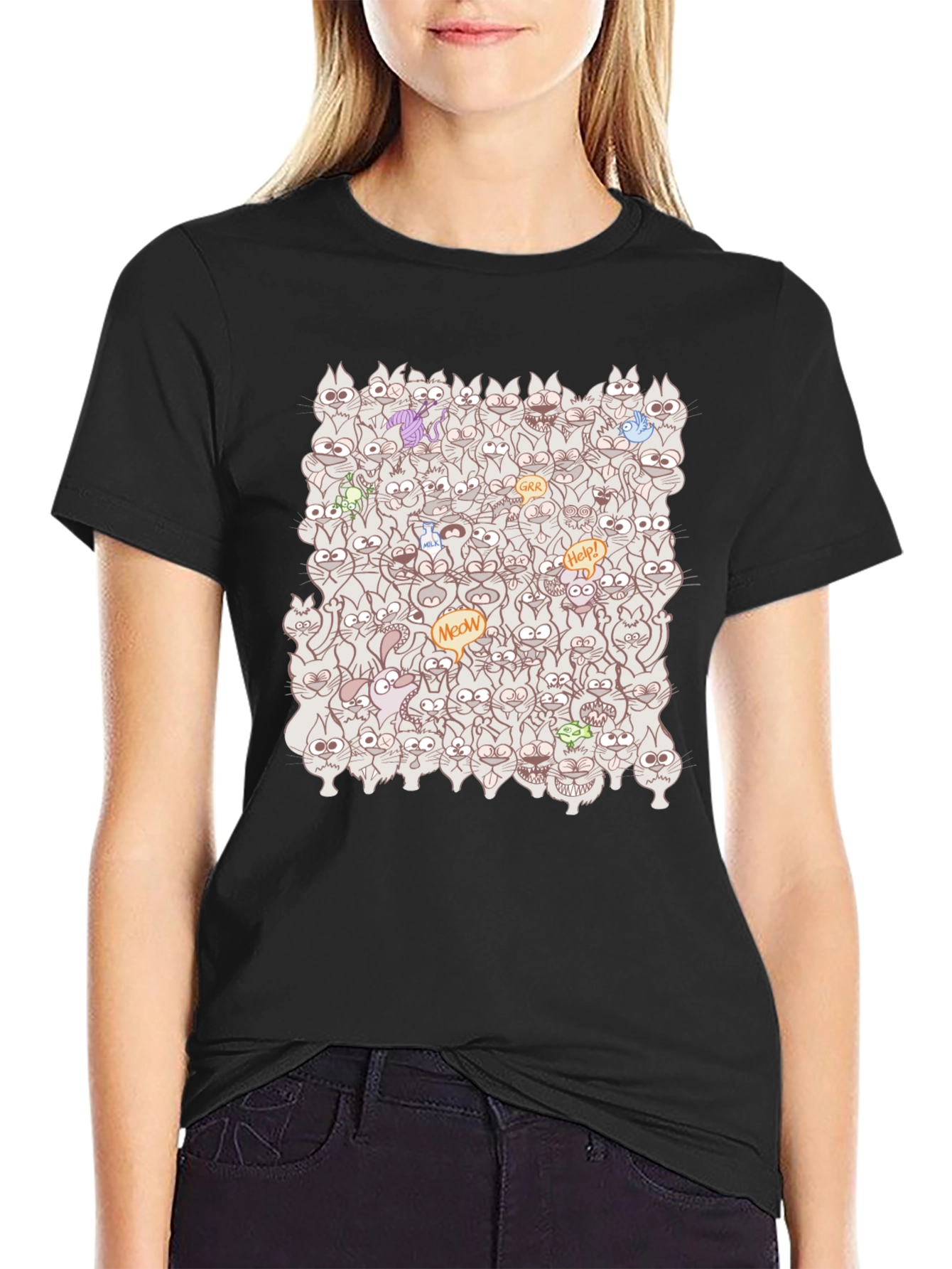 Crazy Cats T-Shirt: Meow Madness!