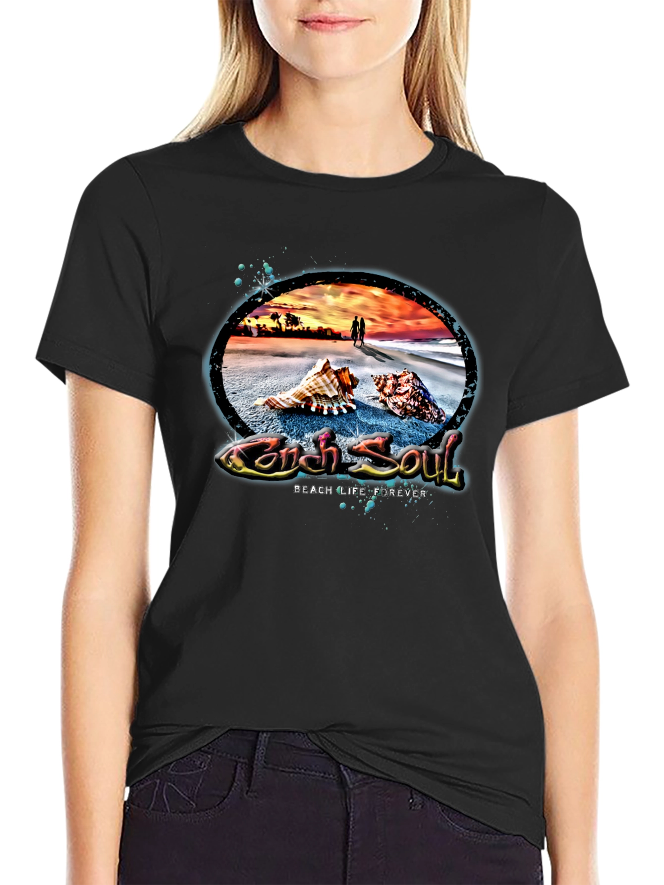 Conch Soul Beach Life Tee