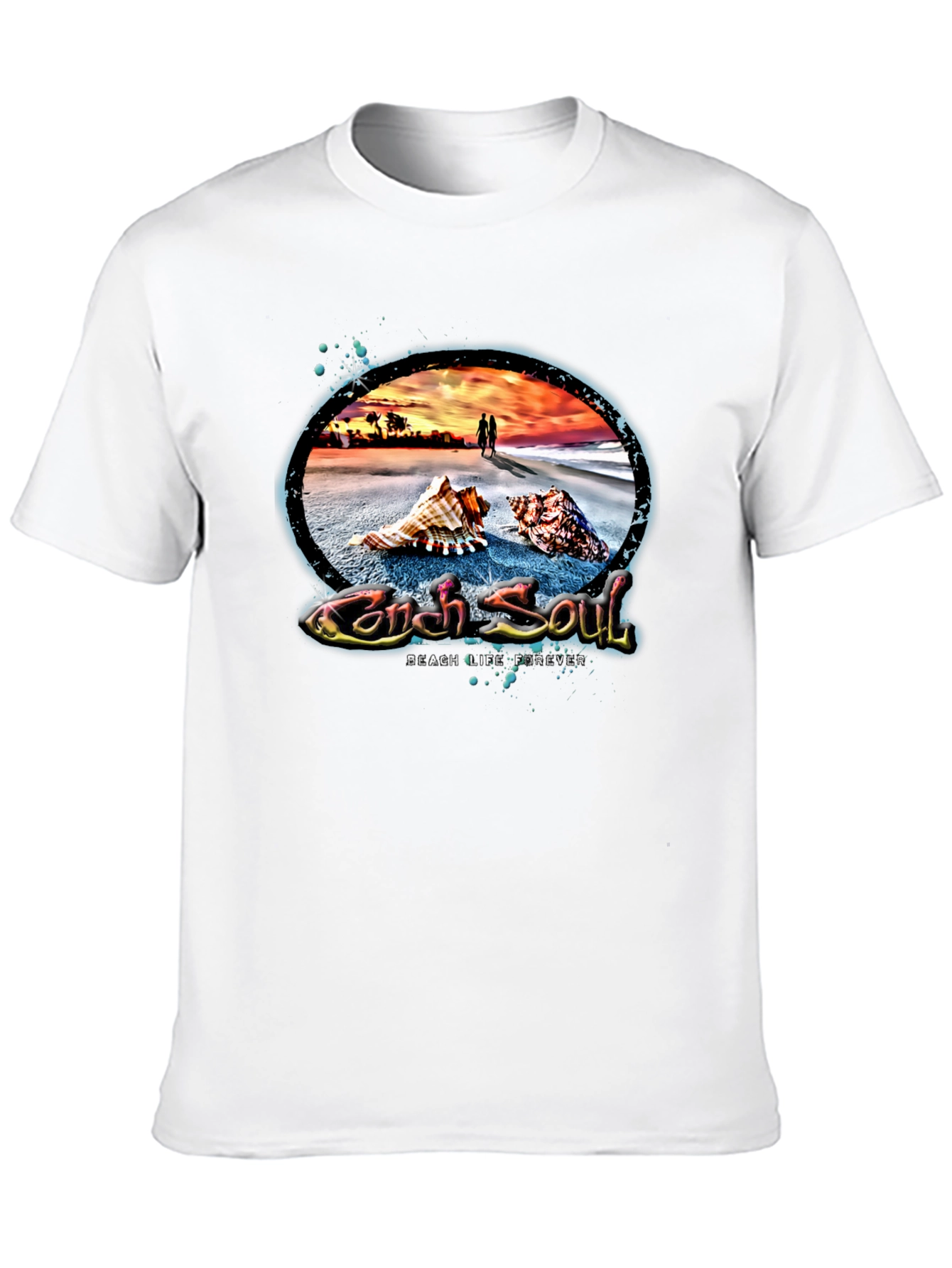 Conch Soul Beach Life Tee