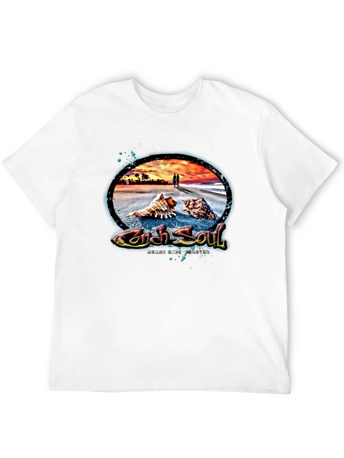Conch Soul Beach Life Tee