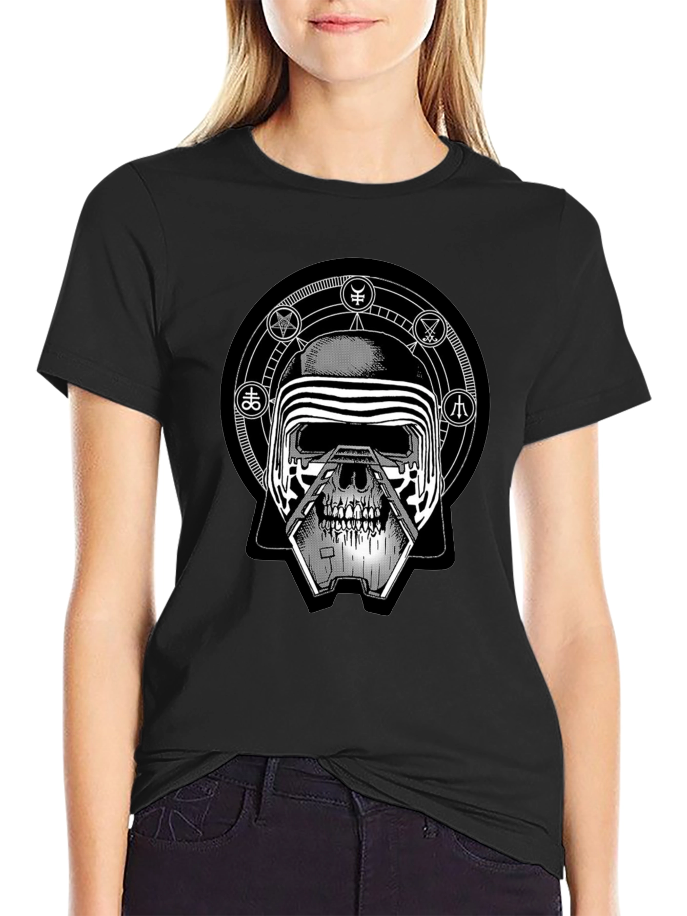 Star Wars Kylo Ren Skull Graphic T-Shirt