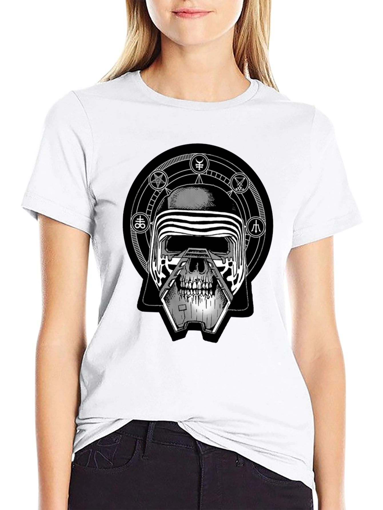 Star Wars Kylo Ren Skull Graphic T-Shirt