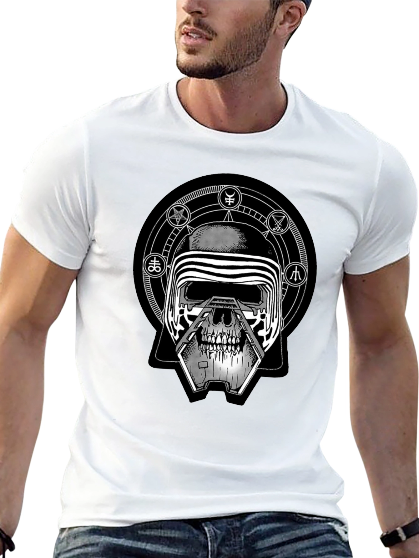 Star Wars Kylo Ren Skull Graphic T-Shirt