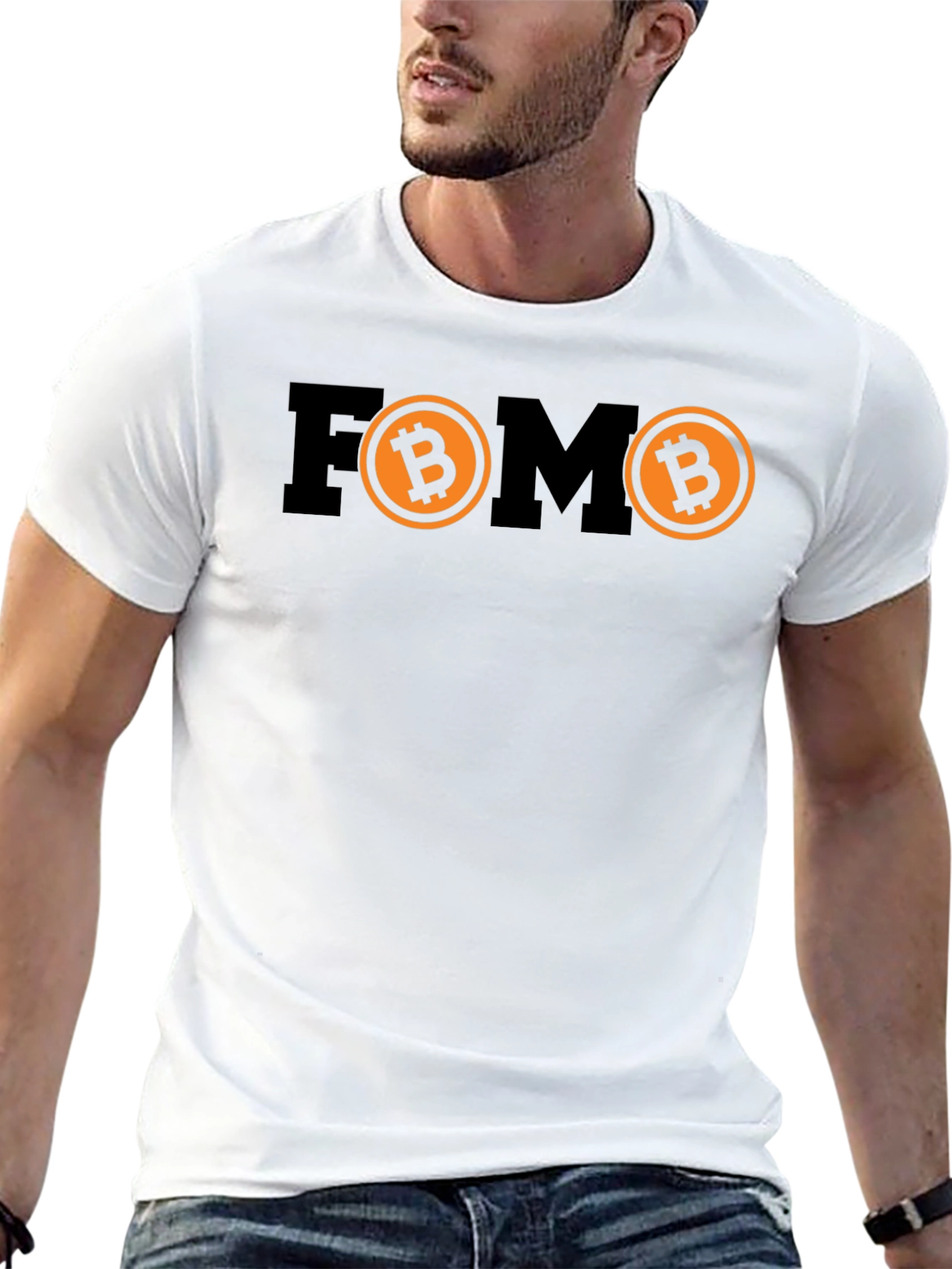 FOMO Bitcoin Graphic T-Shirt - Crypto Currency HODL Tee