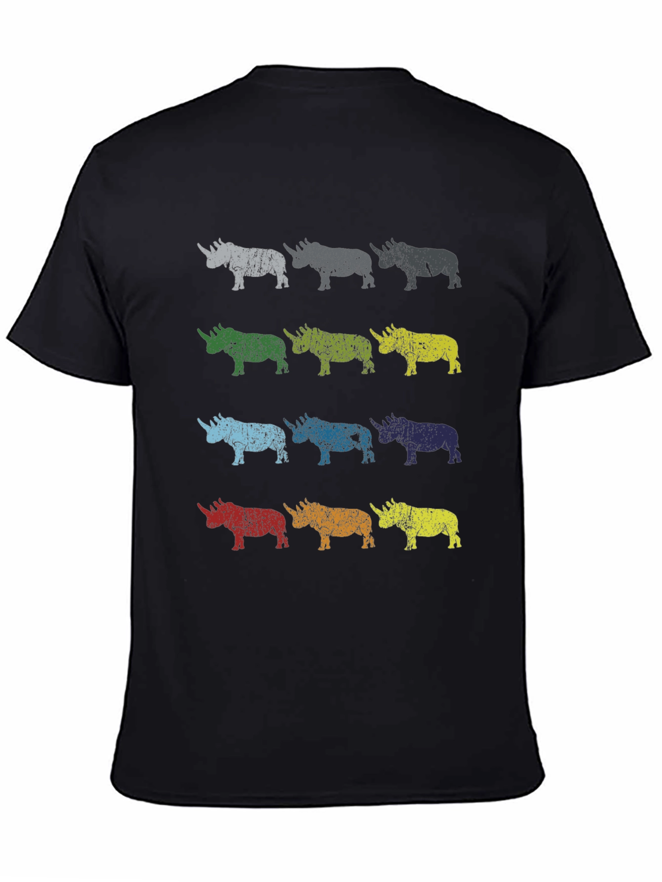 Rhino Pop Art Graphic Tee