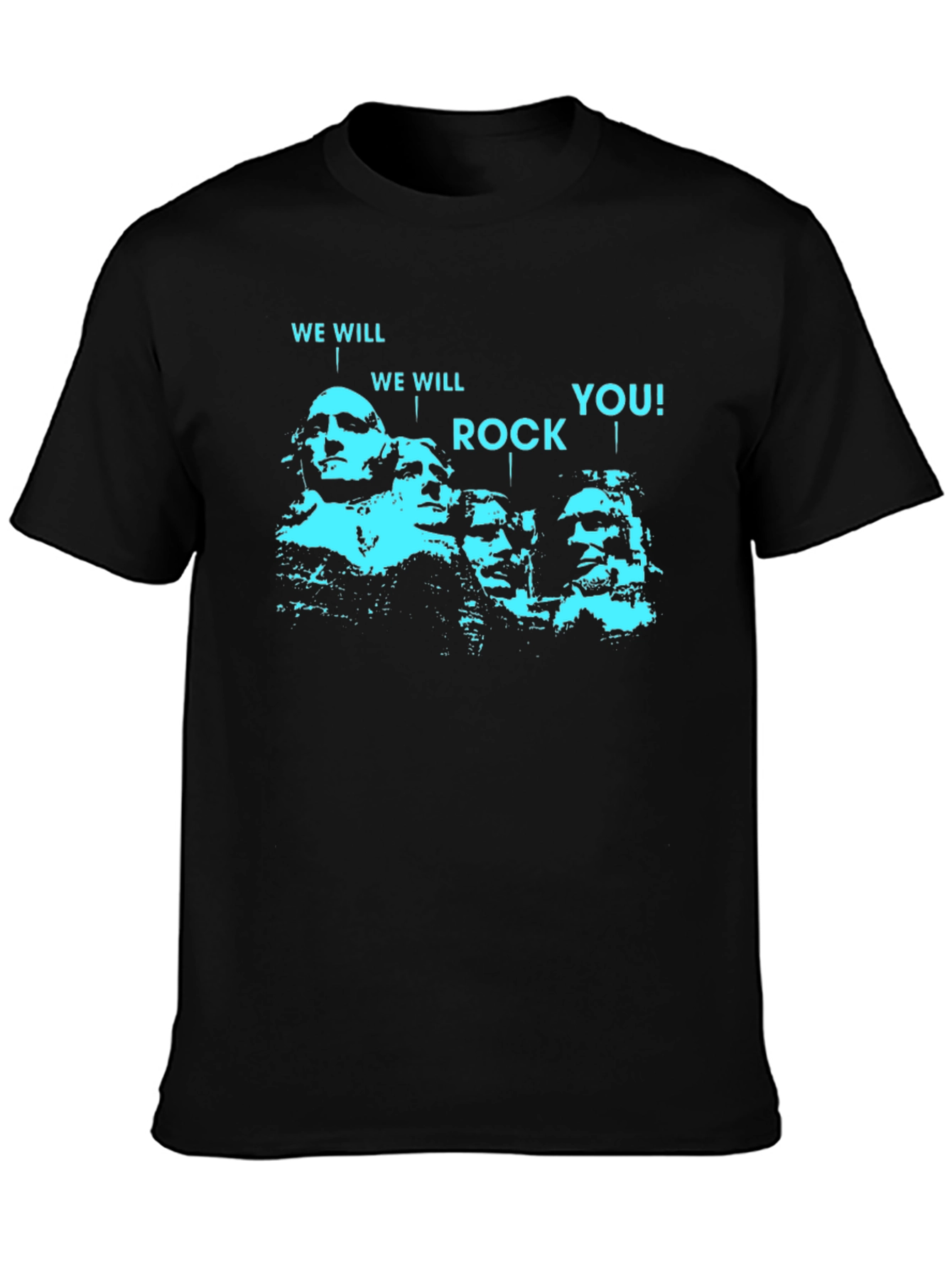 Mount Rushmore Rock Band T-Shirt