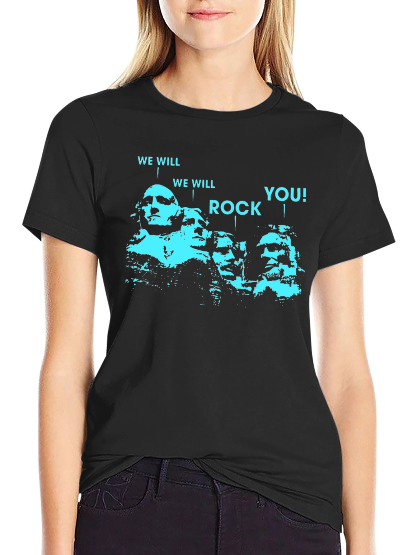 Mount Rushmore Rock Band T-Shirt