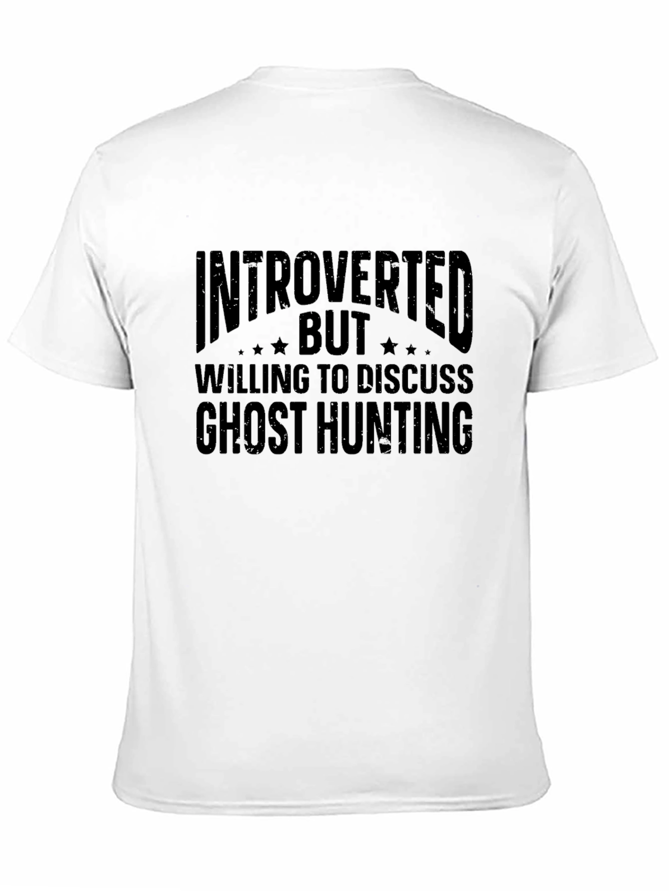 Introverted Ghost Hunting Black Tee