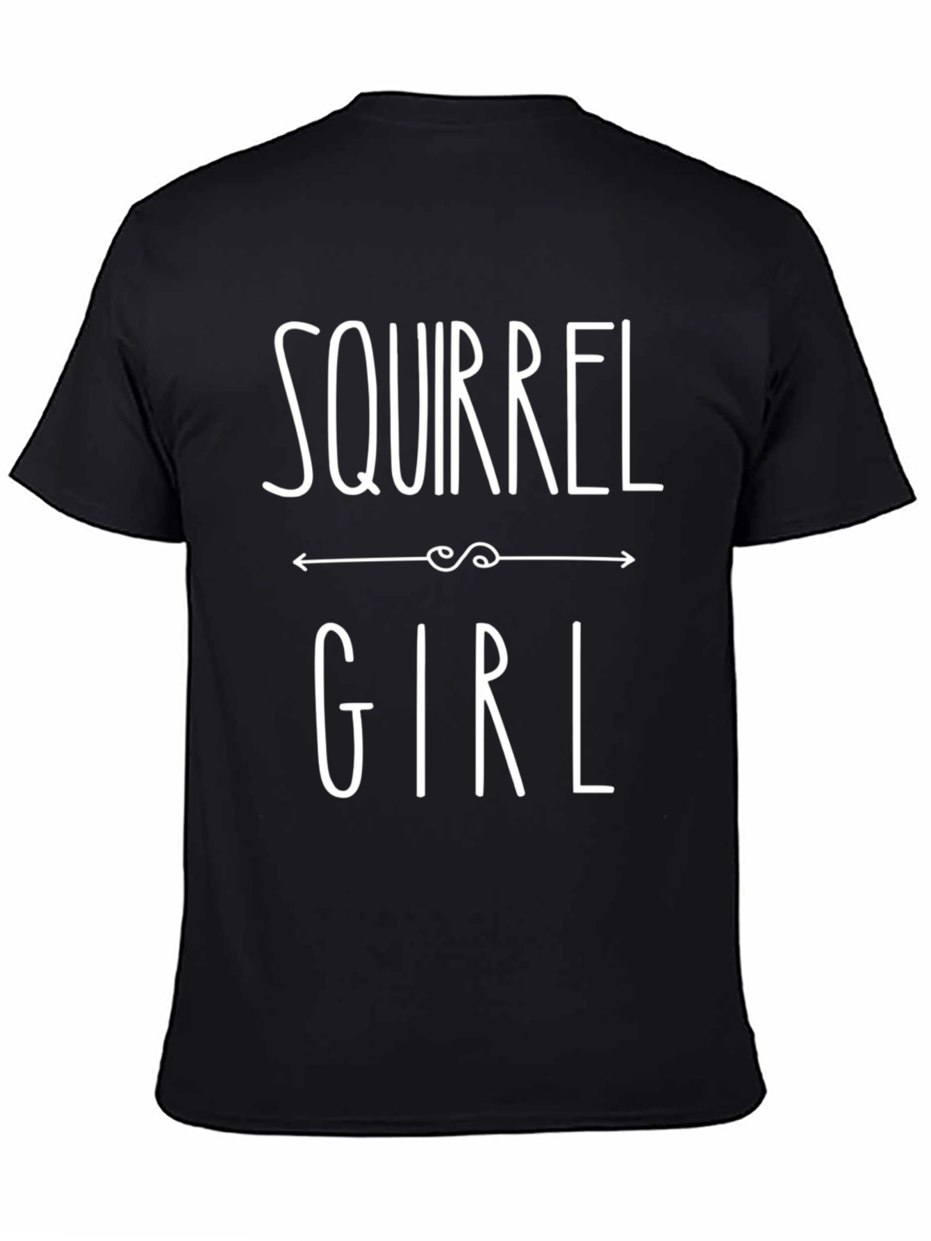 Squirrel Girl Graphic T-Shirt - Black Cotton Tee