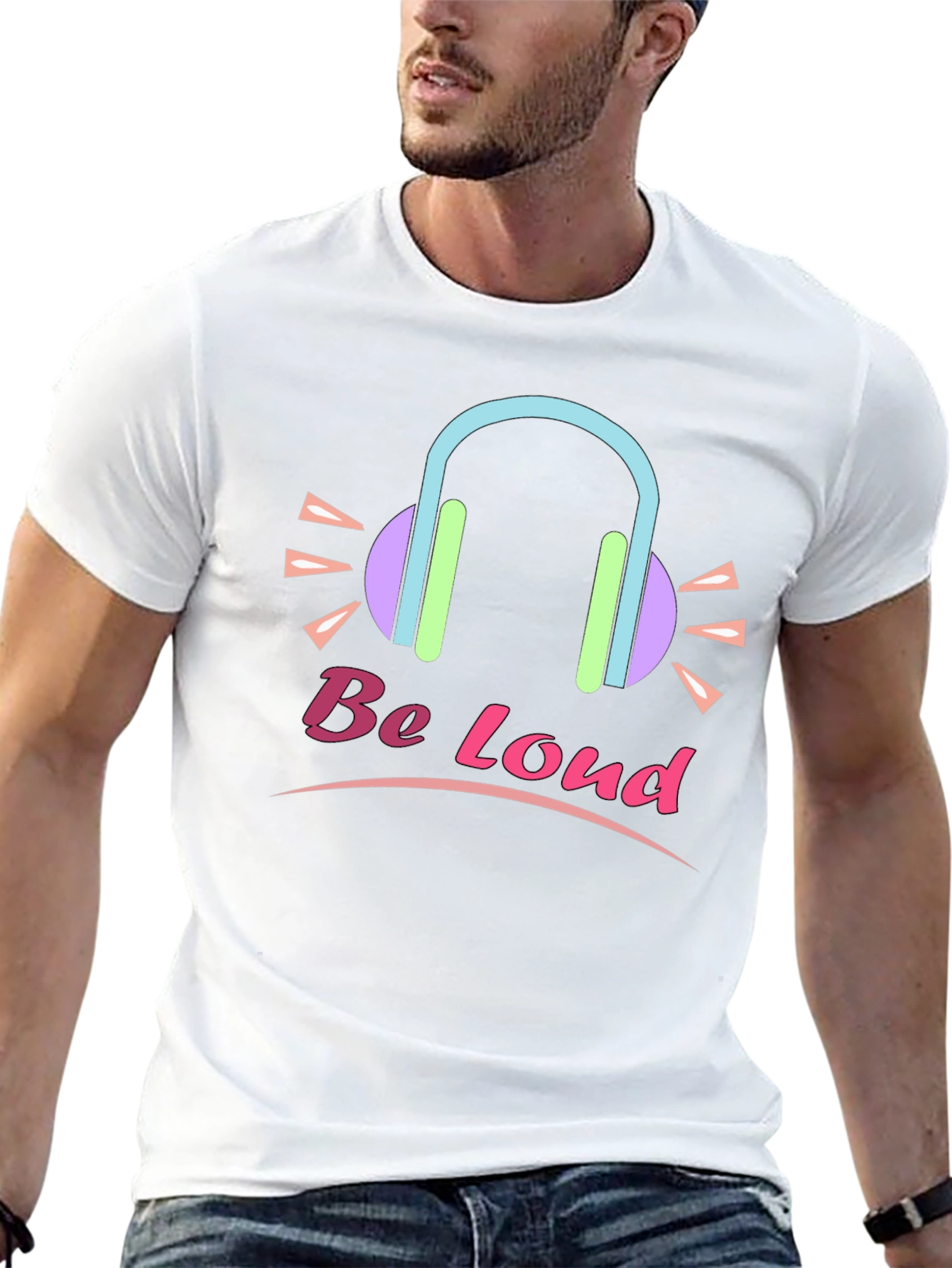Be Loud Graphic Tee - Trendy Unisex T-Shirt