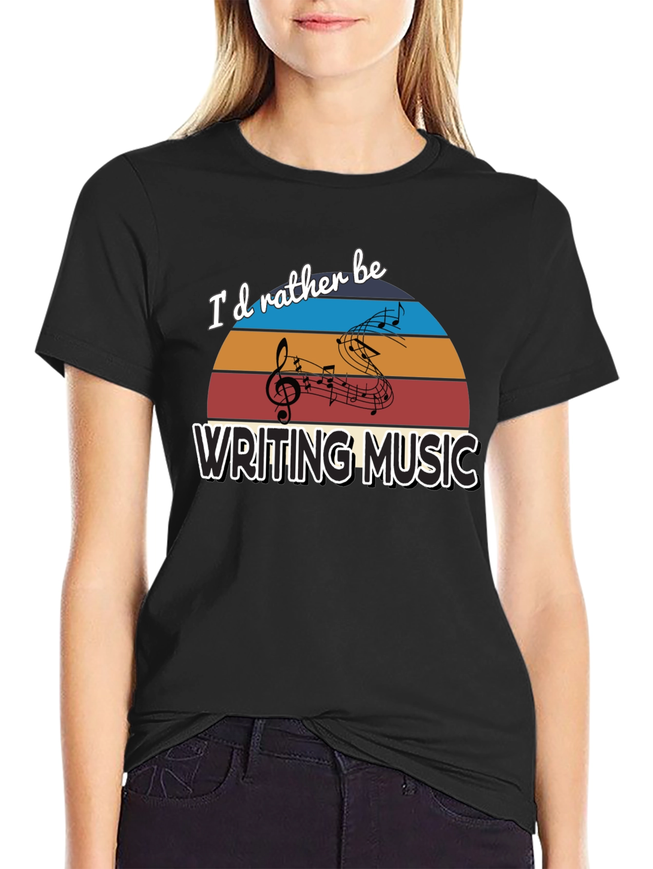 Id Rather Be Writing Music T-Shirt