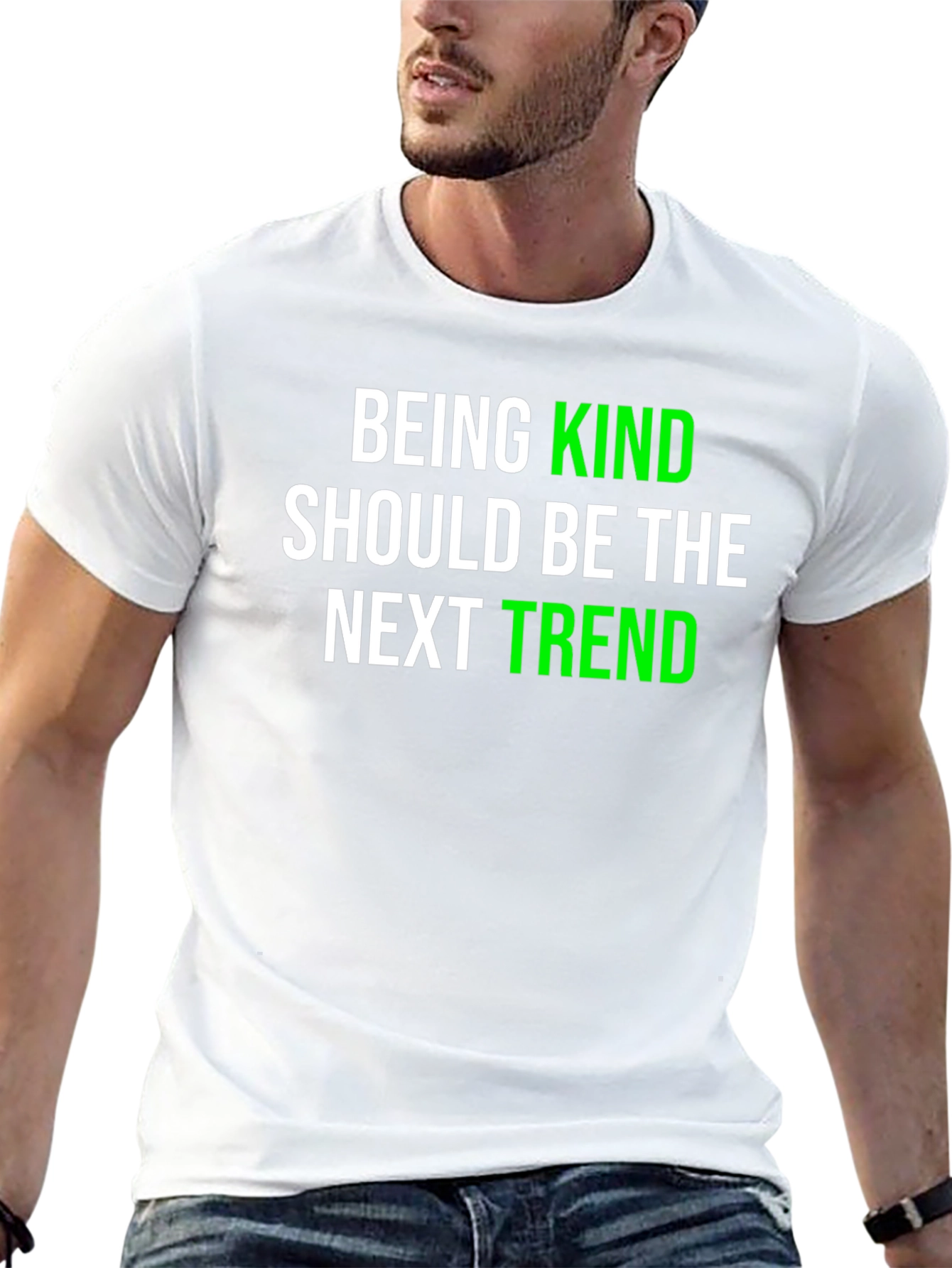 Kindness Trend Graphic Tee - Black