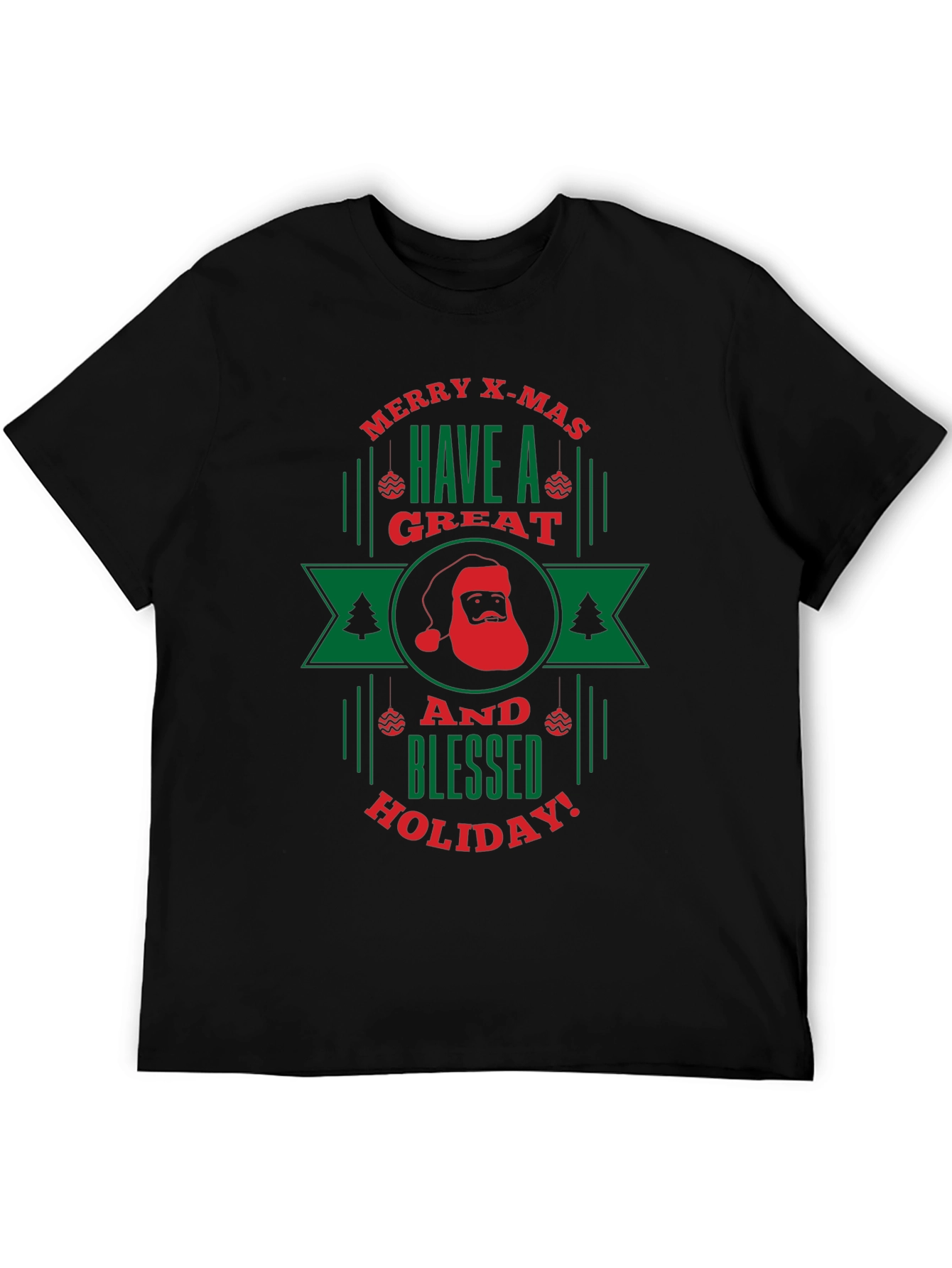 Merry X-Mas Holiday Graphic Tee