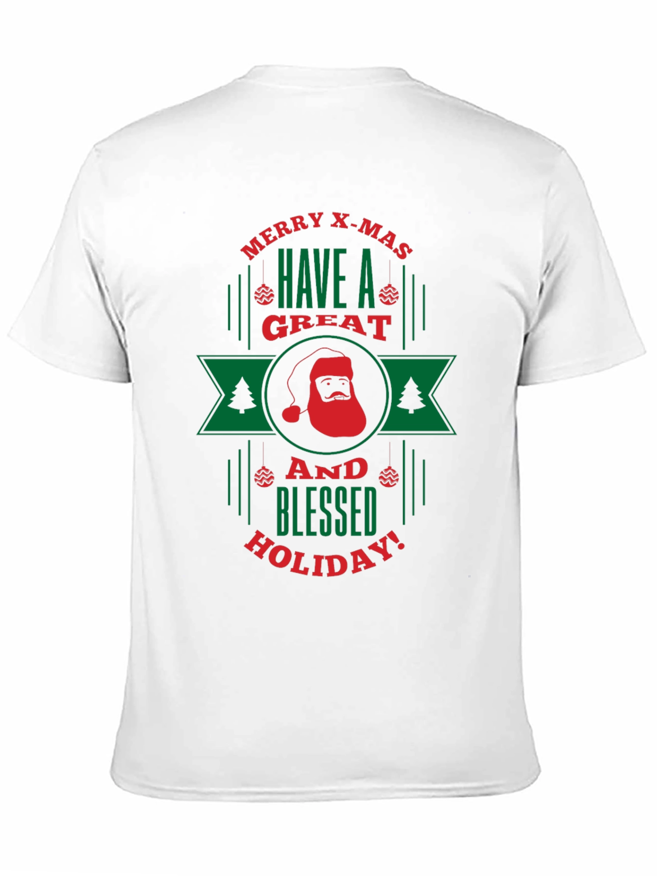 Merry X-Mas Holiday Graphic Tee