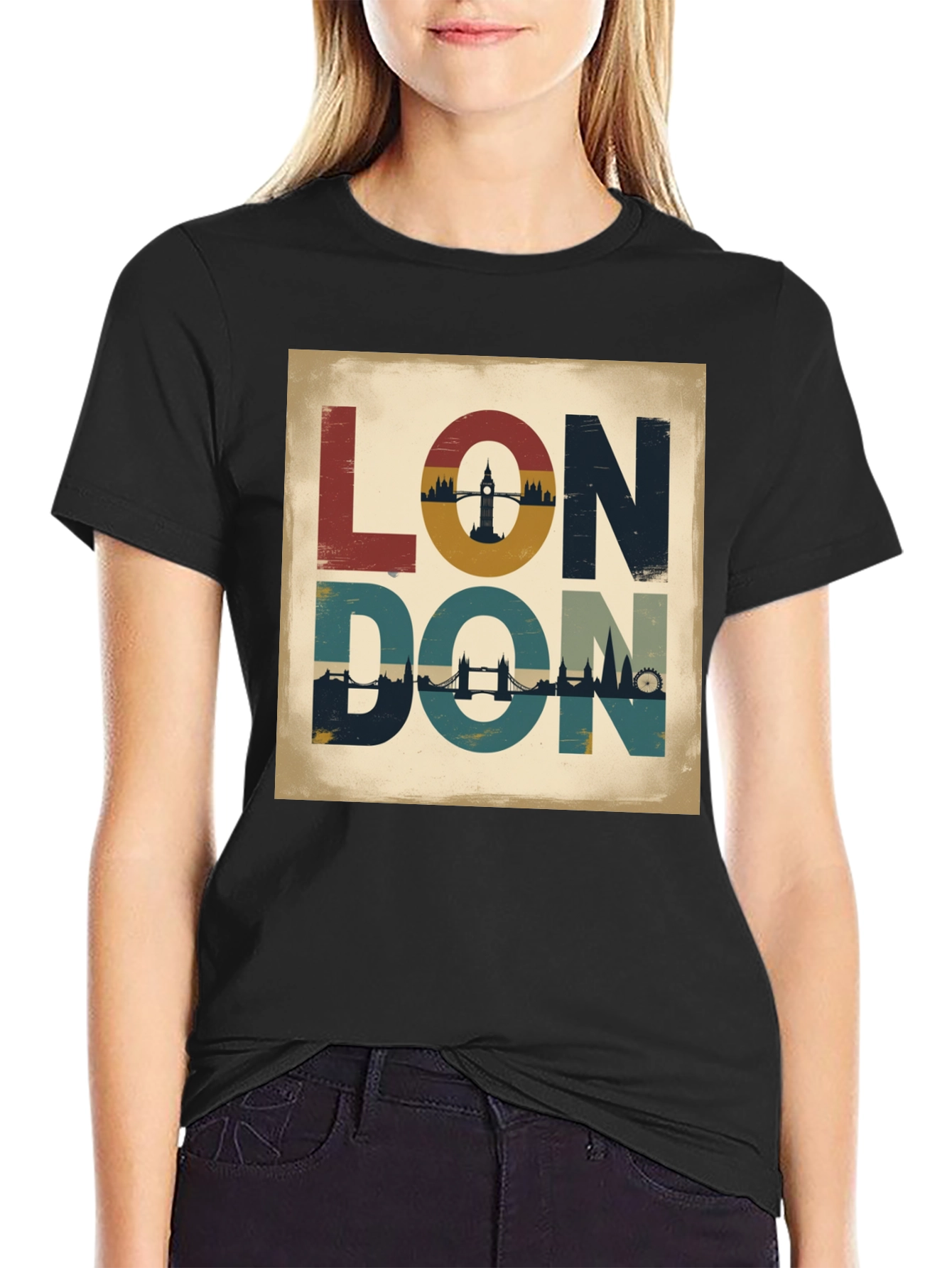 London Skyline Graphic T-Shirt