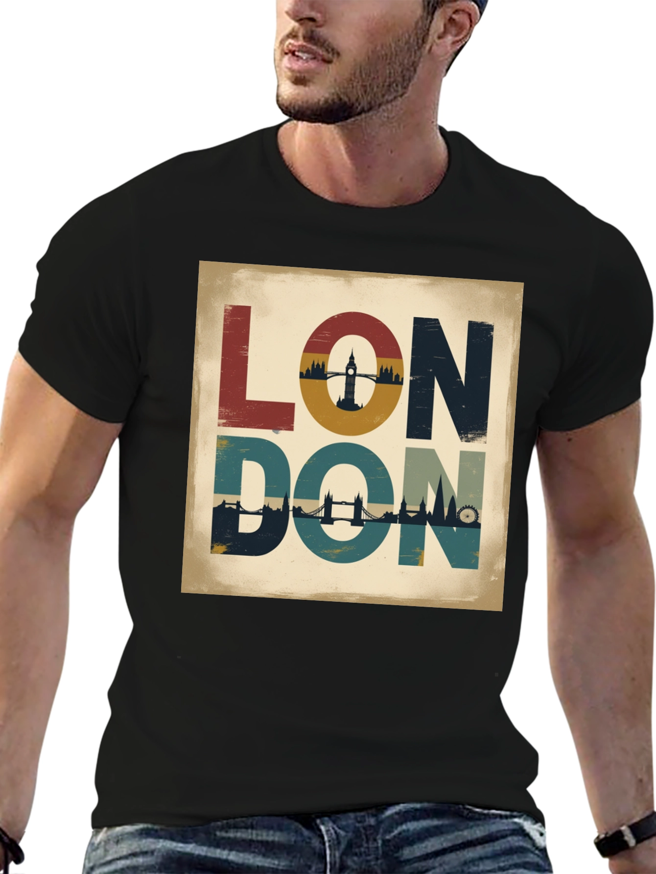 London Skyline Graphic T-Shirt