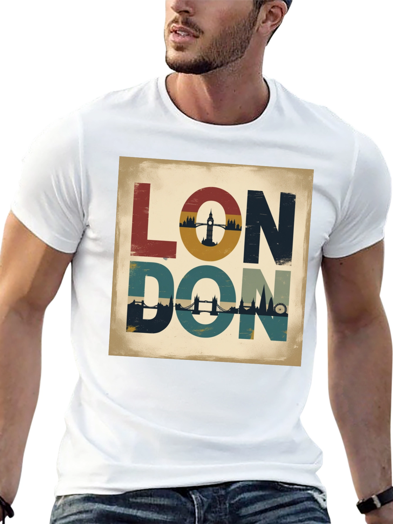 London Skyline Graphic T-Shirt
