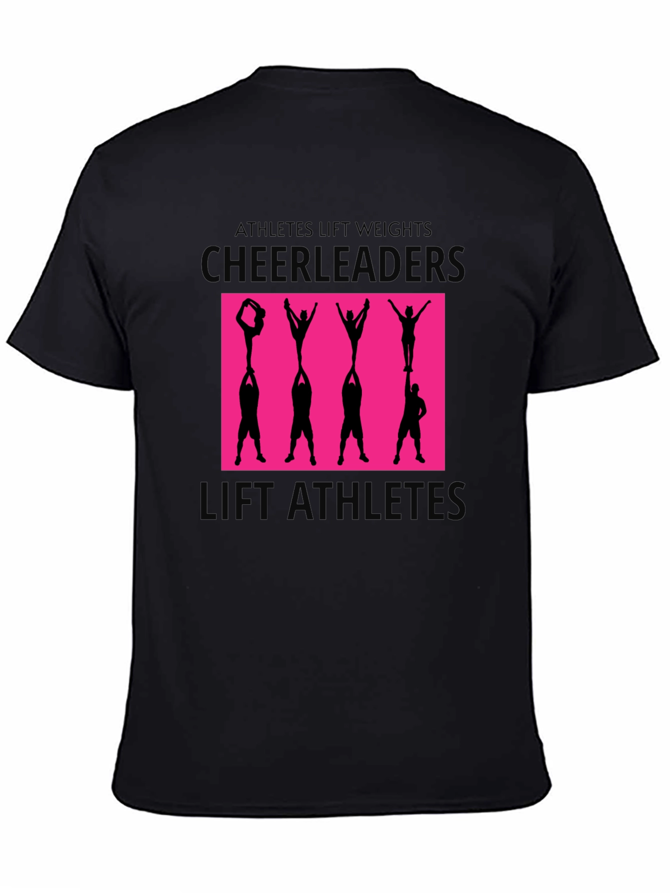 Cheerleaders Lift Athletes Graphic Tee