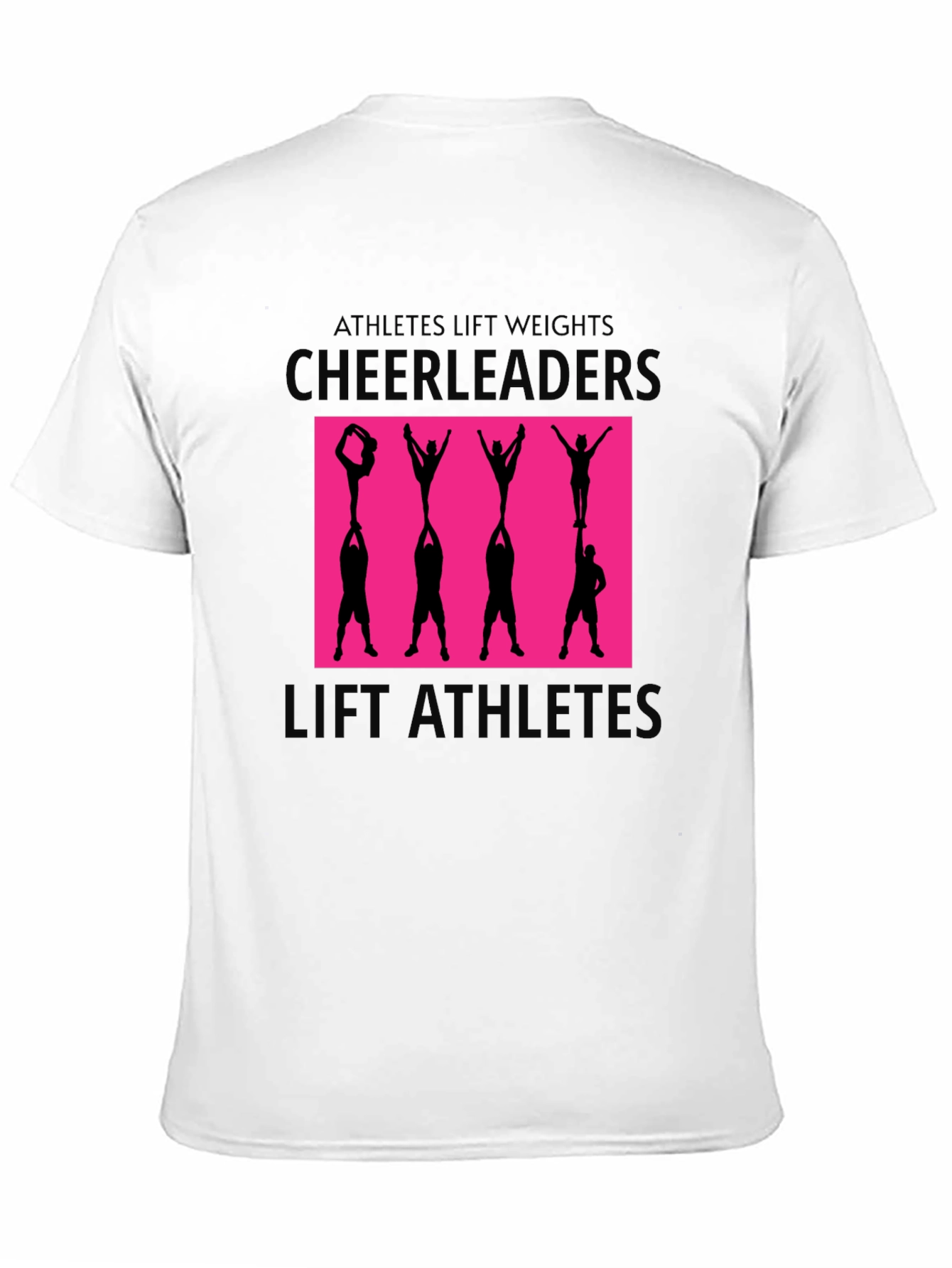 Cheerleaders Lift Athletes Graphic Tee