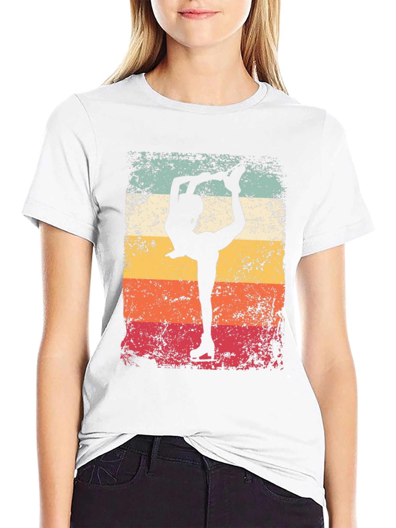 Retro Ice Skating T-Shirt