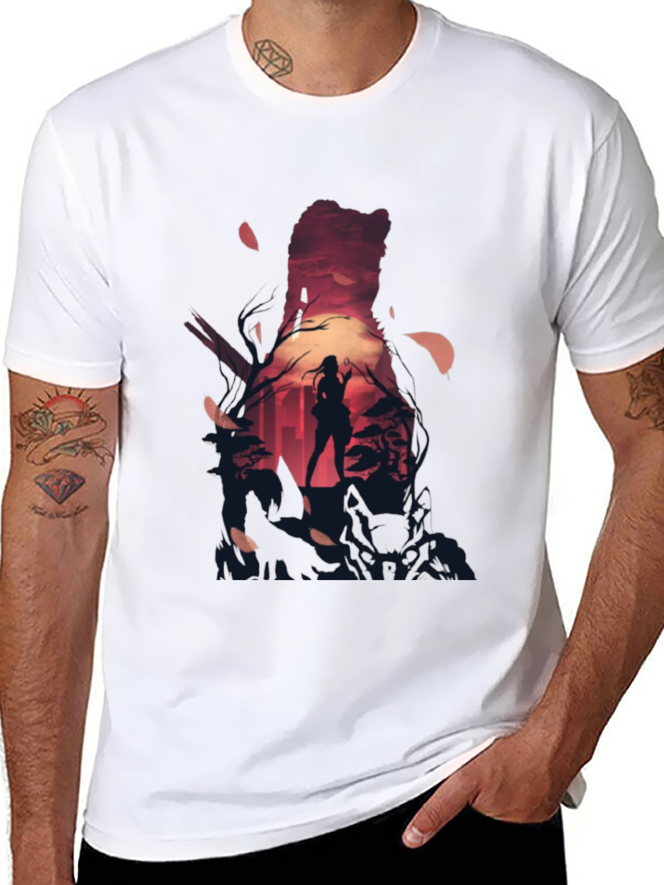 Silhouette Graphic Tee - Dark City