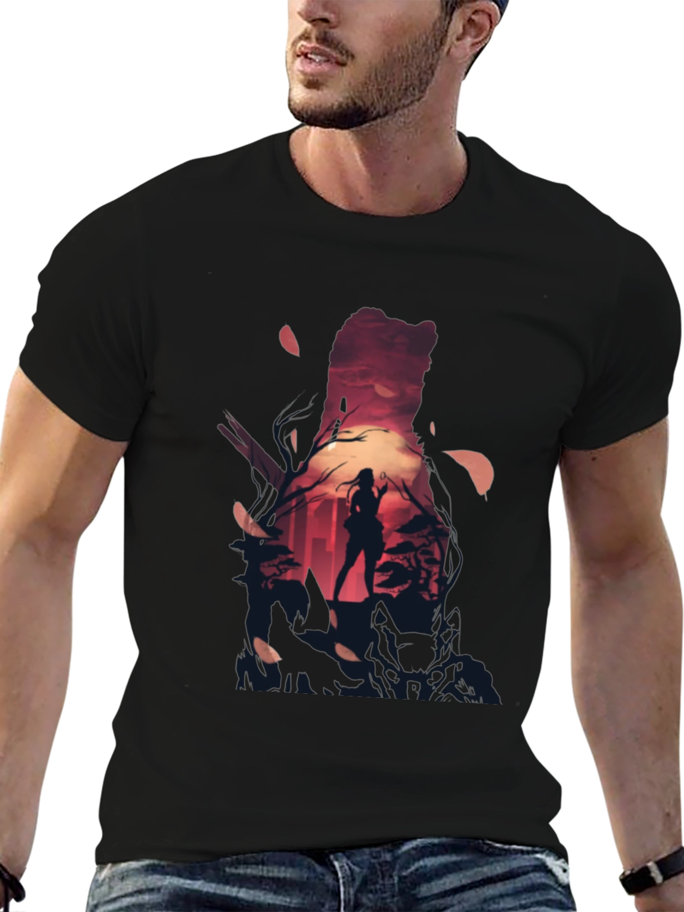 Silhouette Graphic Tee - Dark City