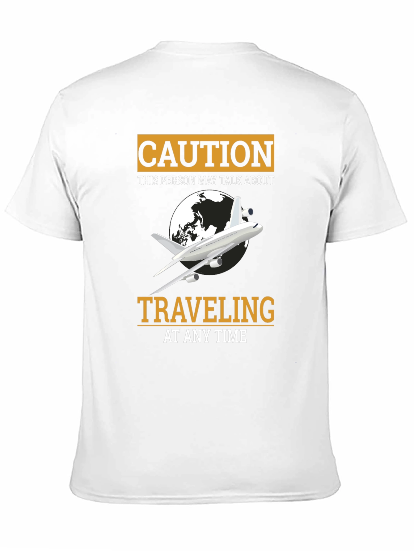 Caution Traveling Airplane T-Shirt