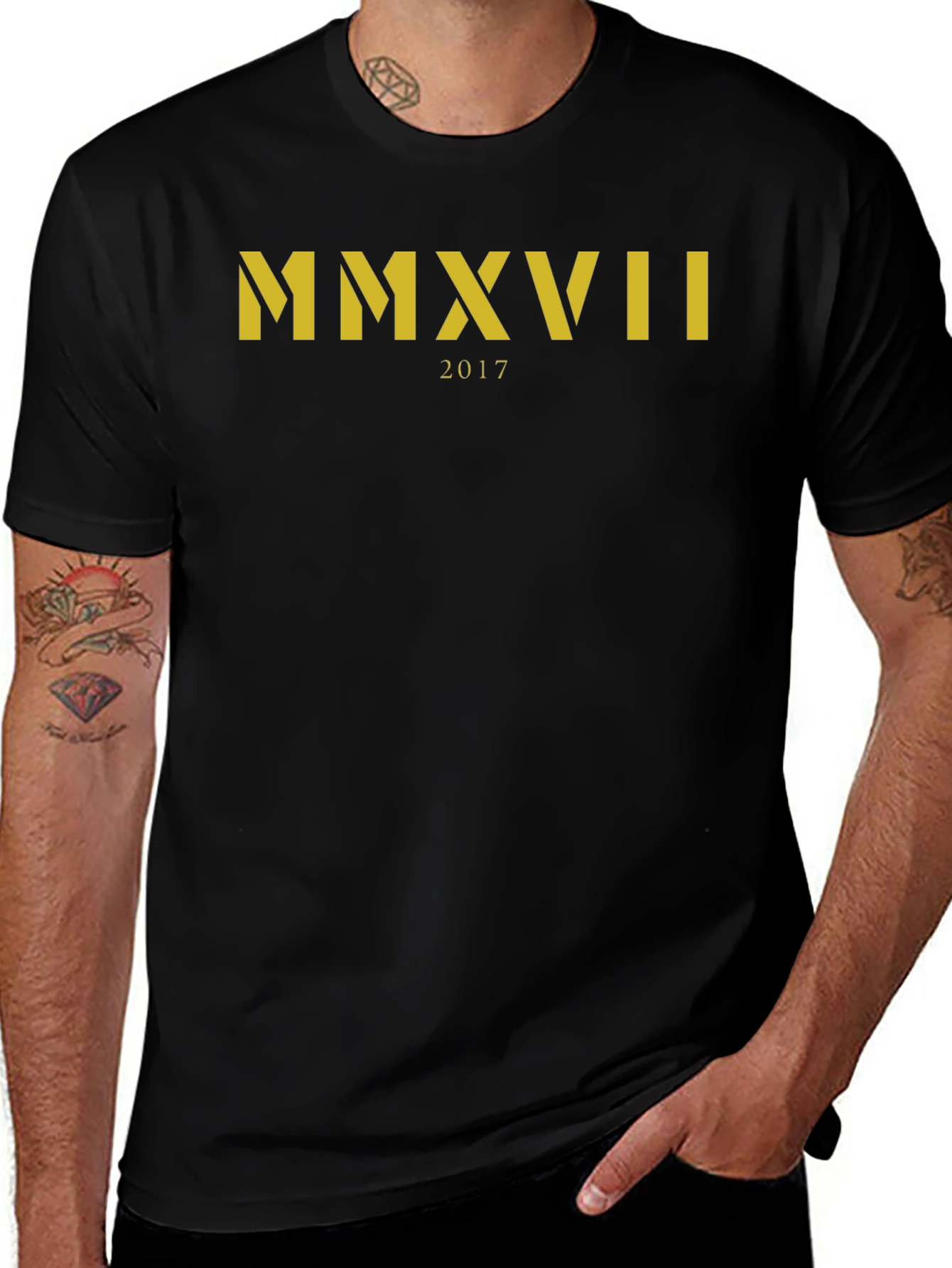 MMXVII 2017 Graphic Tee - Classic Black T-Shirt