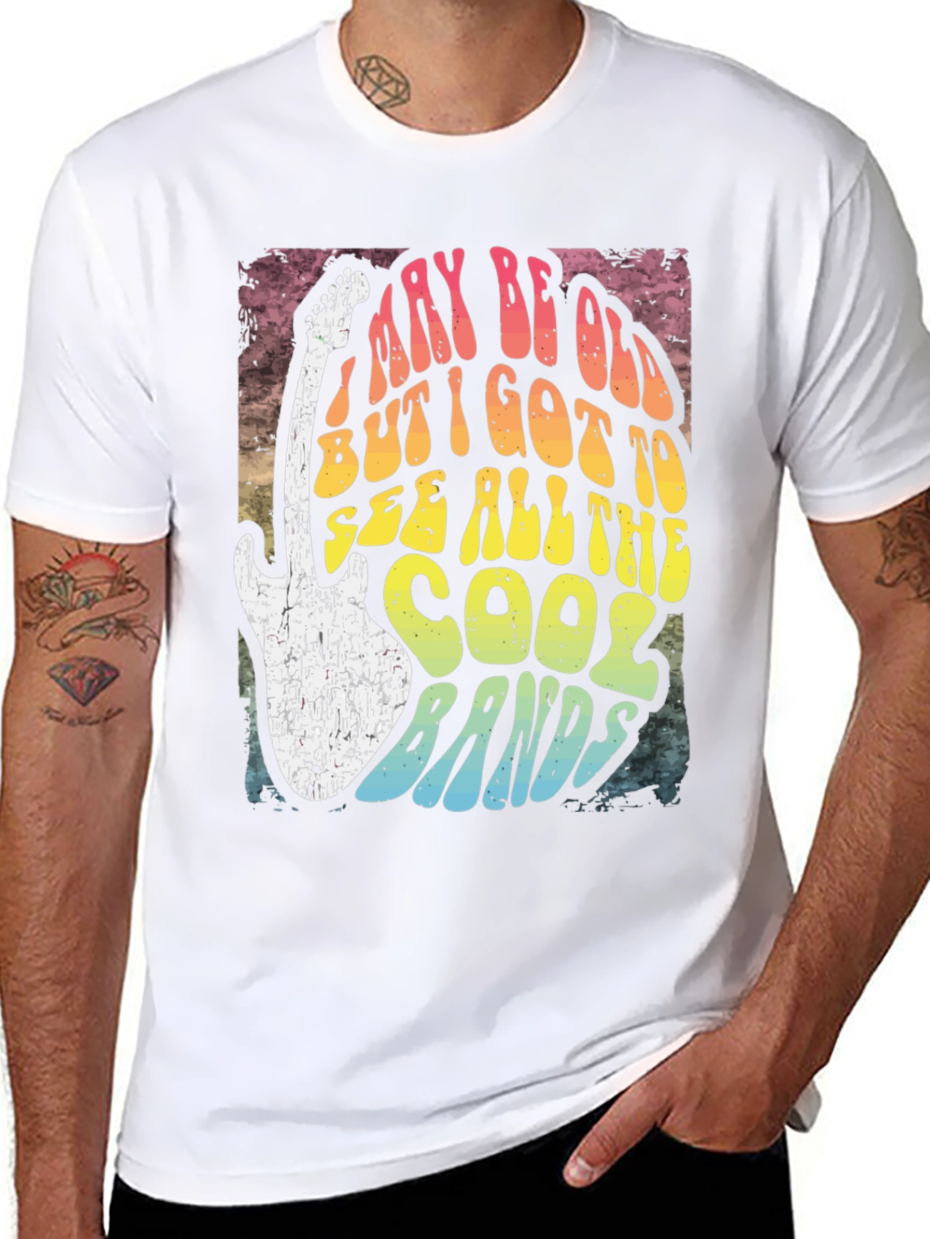 Retro Cool Bands Graphic Tee