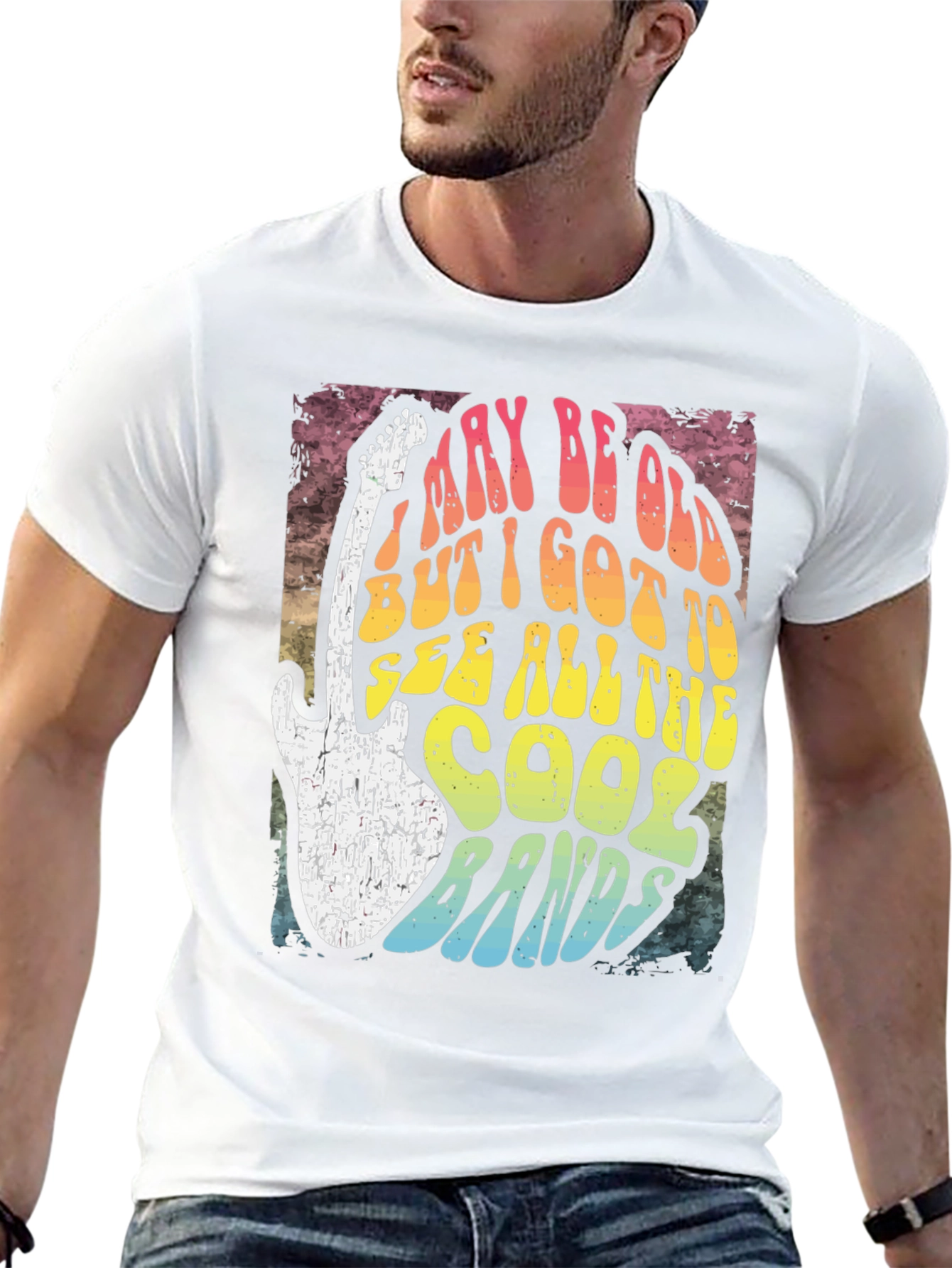 Retro Cool Bands Graphic Tee