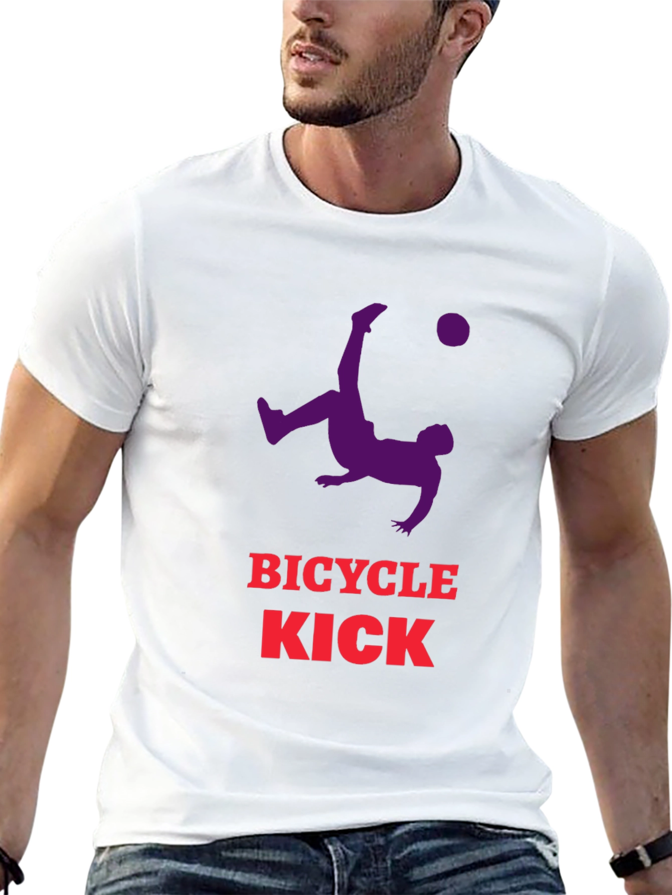 Bicycle Kick Graphic Tee - Soccer Fan T-Shirt