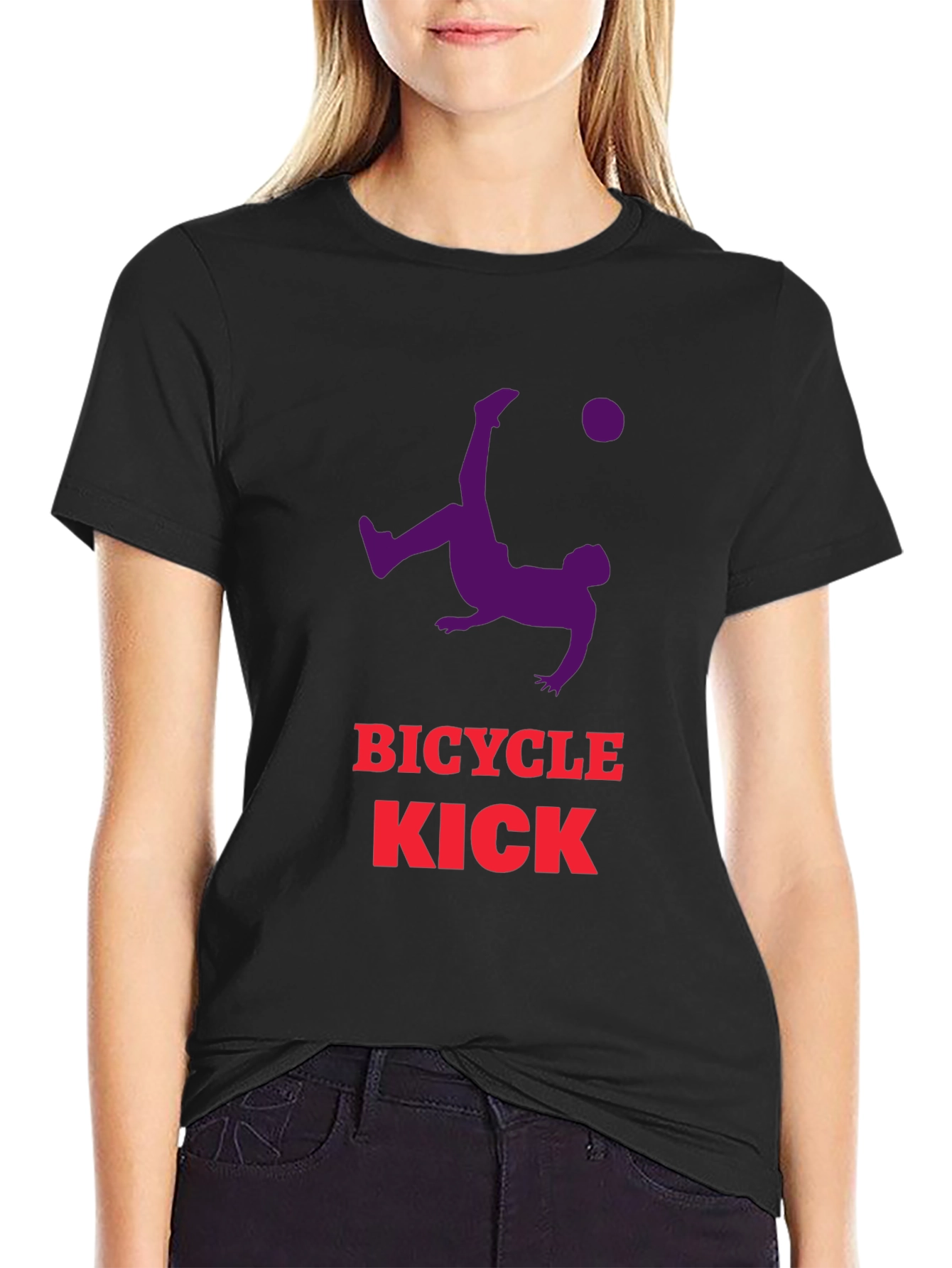 Bicycle Kick Graphic Tee - Soccer Fan T-Shirt
