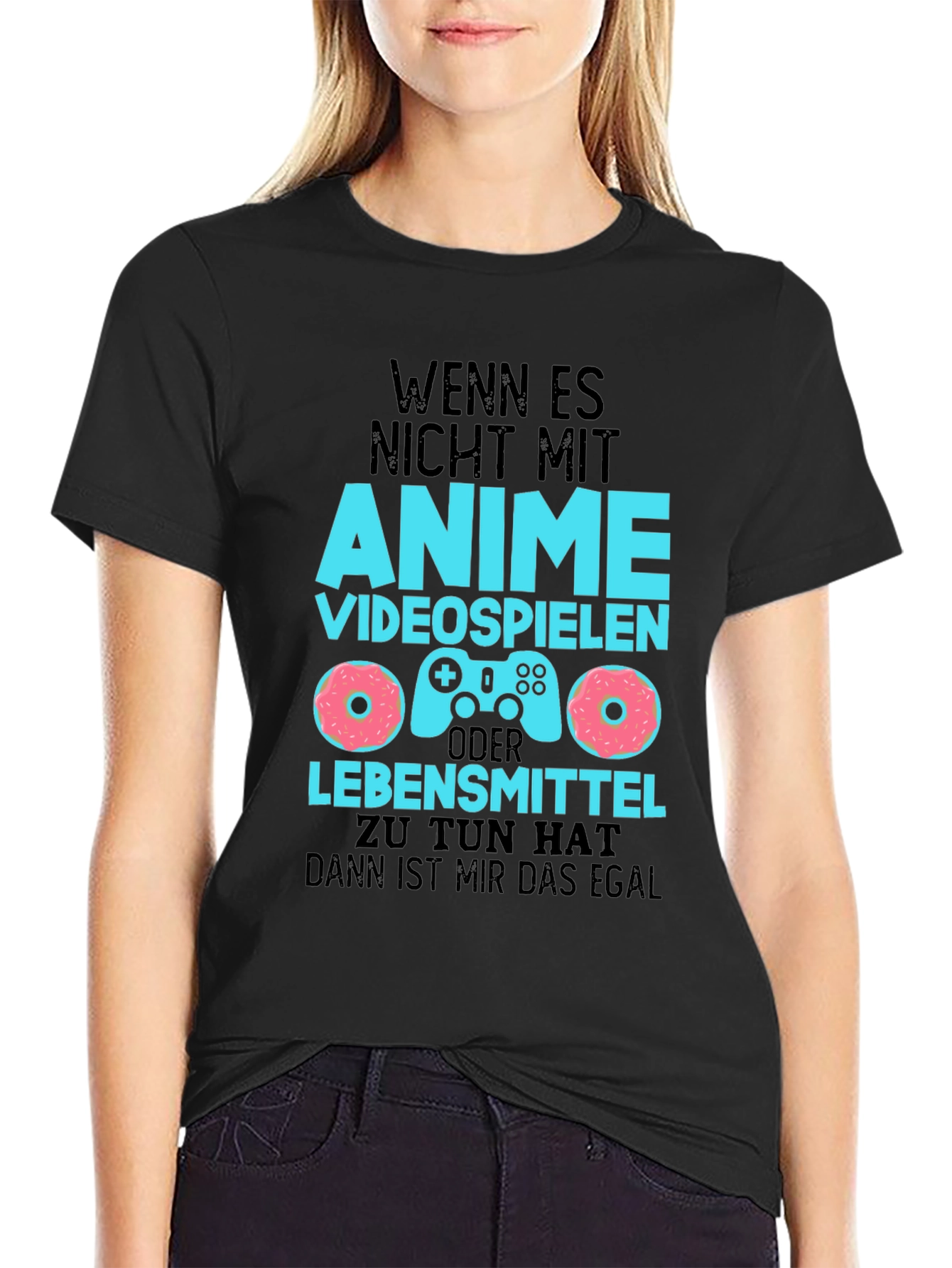 Anime Video Games and Food T-Shirt