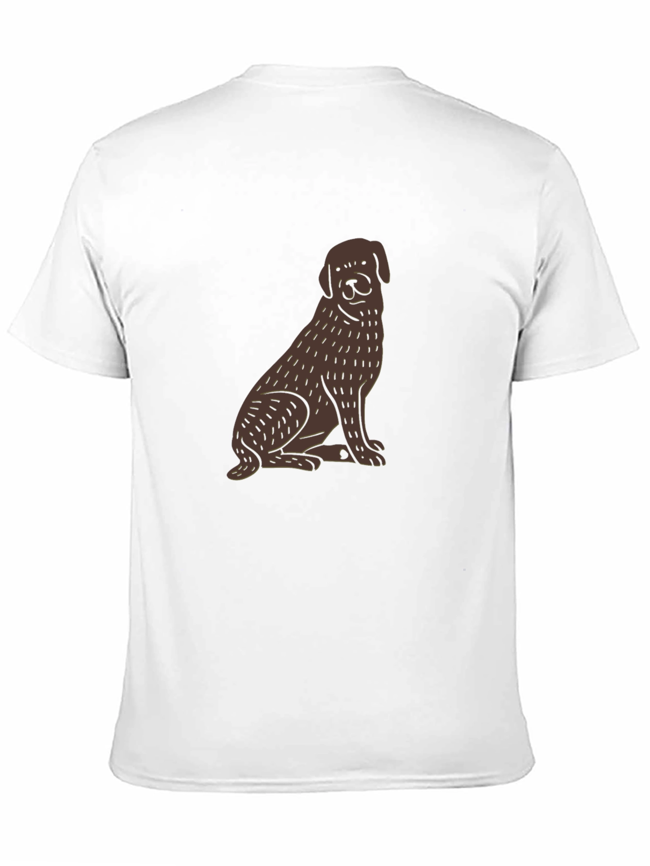 Dog Graphic Black Tee