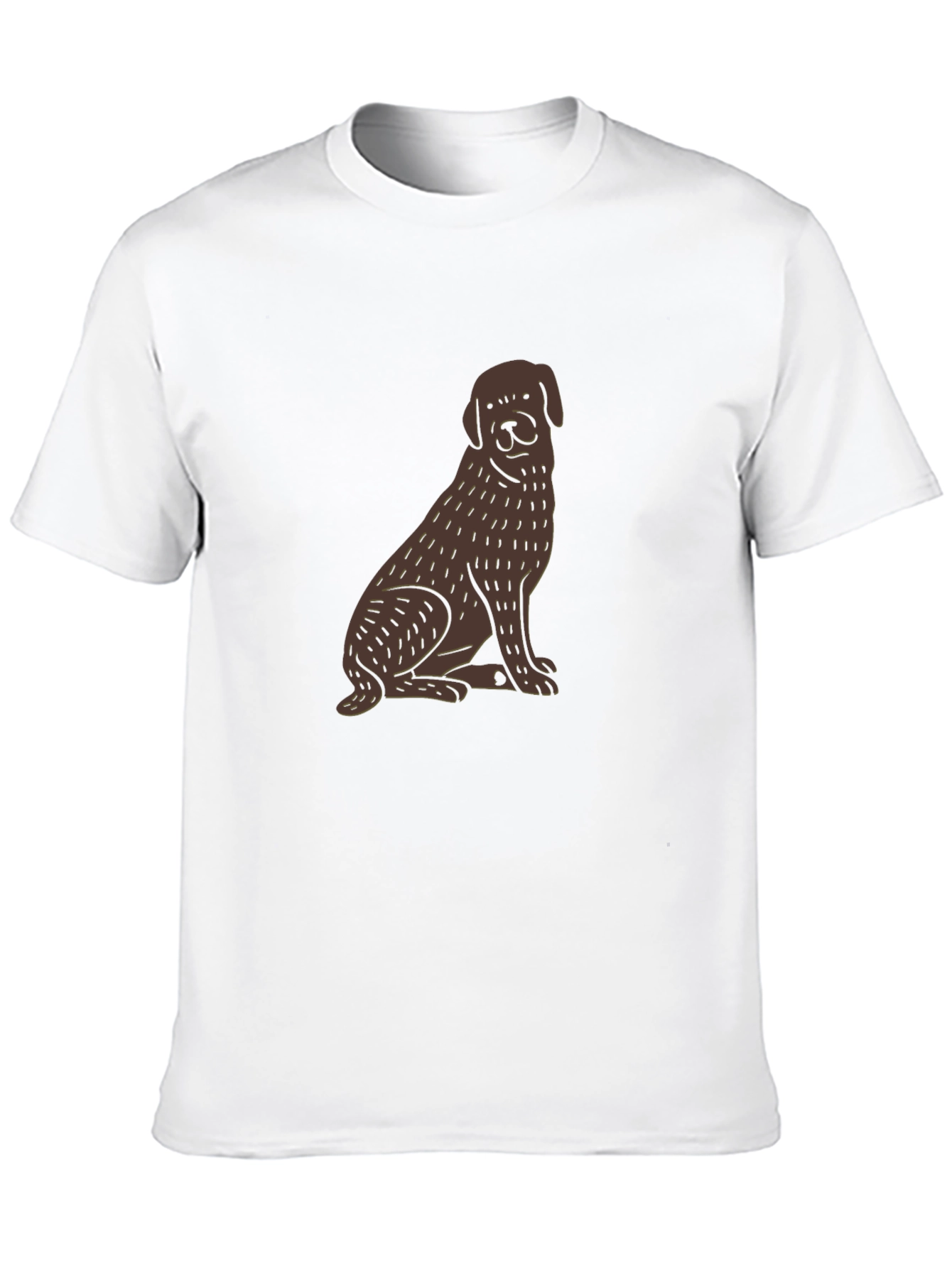 Dog Graphic Black Tee
