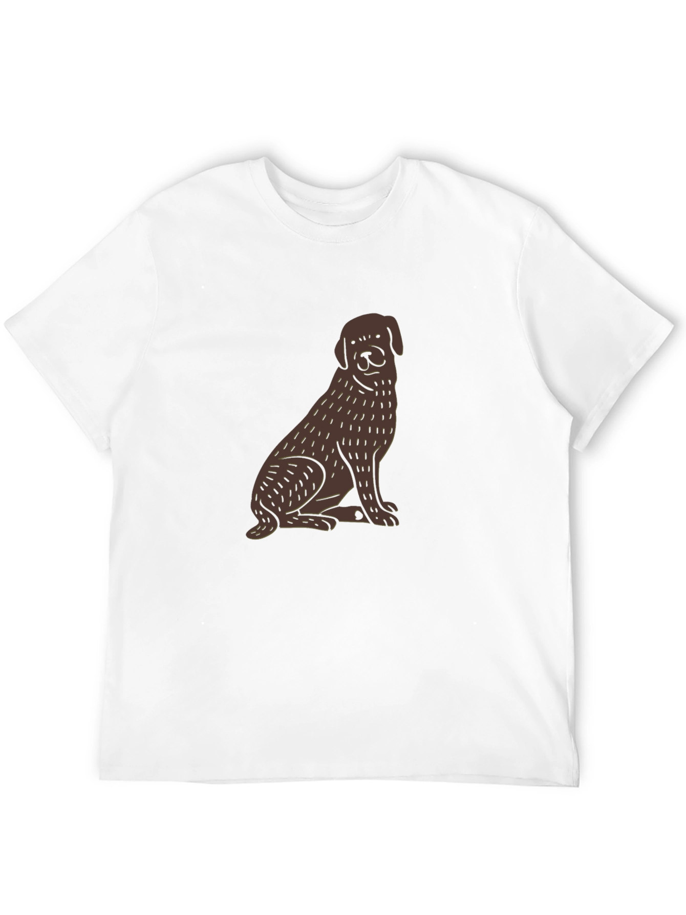 Dog Graphic Black Tee